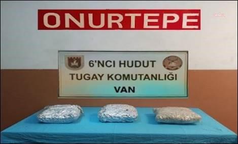 MSB: "Van hudut hattında 4 kilo uyuşturucu ele geçirildi"