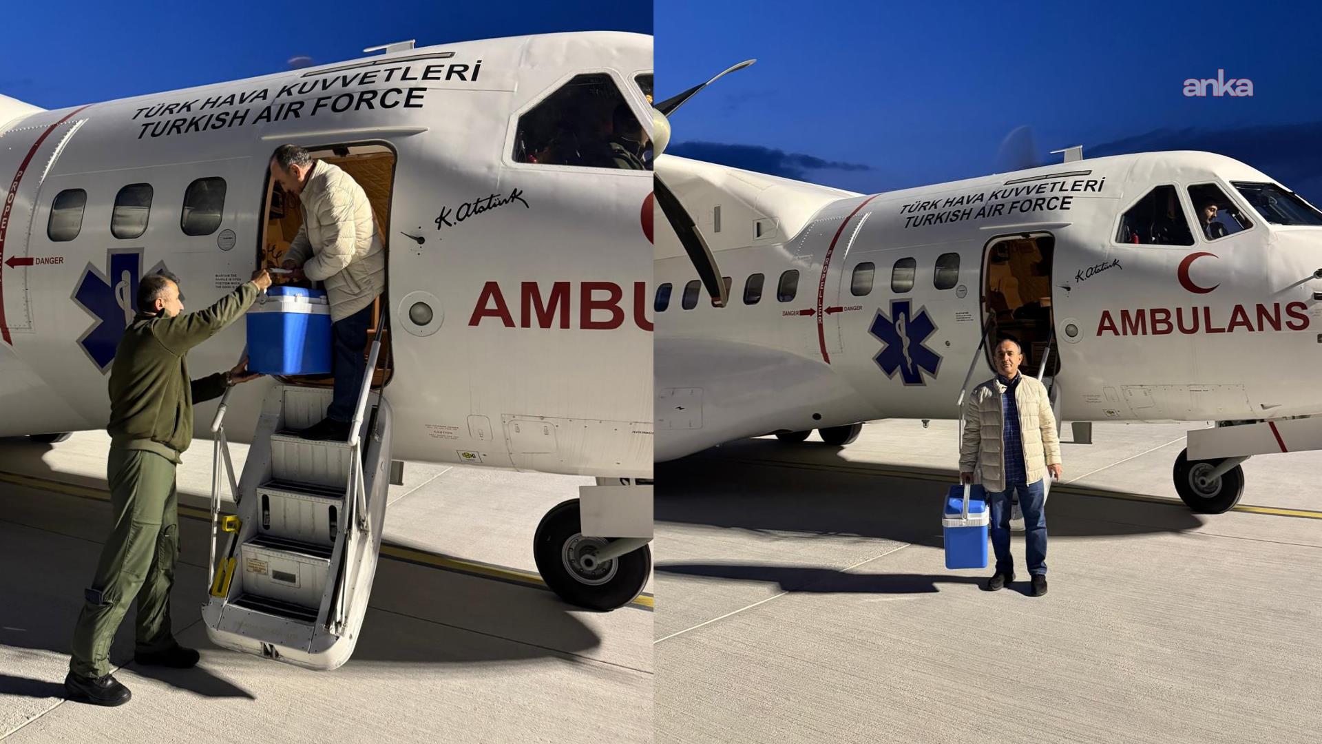 MSB: "Hava Kuvvetleri ambulans uçağıyla kalp grefti Kastamonu’dan Ankara’ya ulaştırıldı"