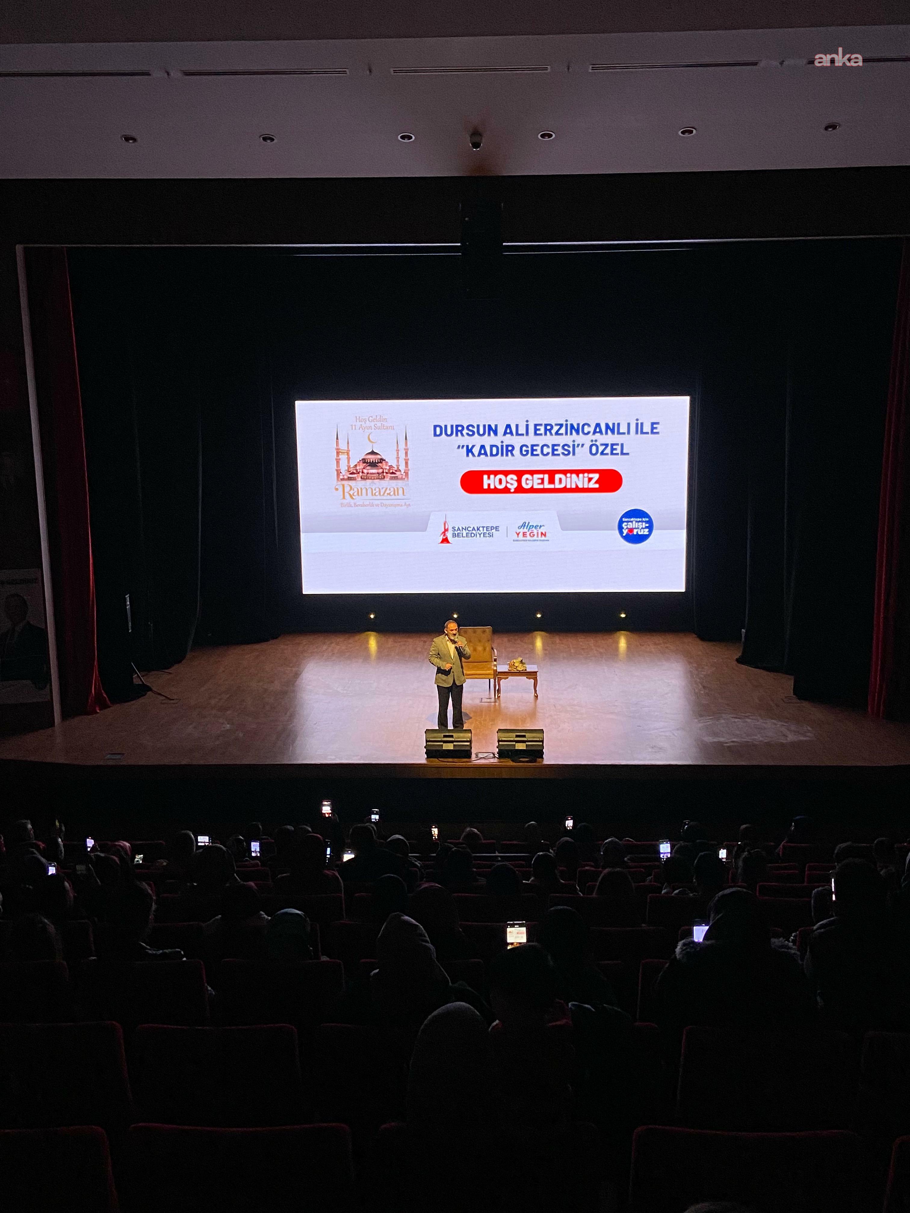 Sancaktepe Belediyesi'nden Kadir Gecesi'ne özel program... Binlerce vatandaş, Sancaktepe Sahnesi’nde buluştu