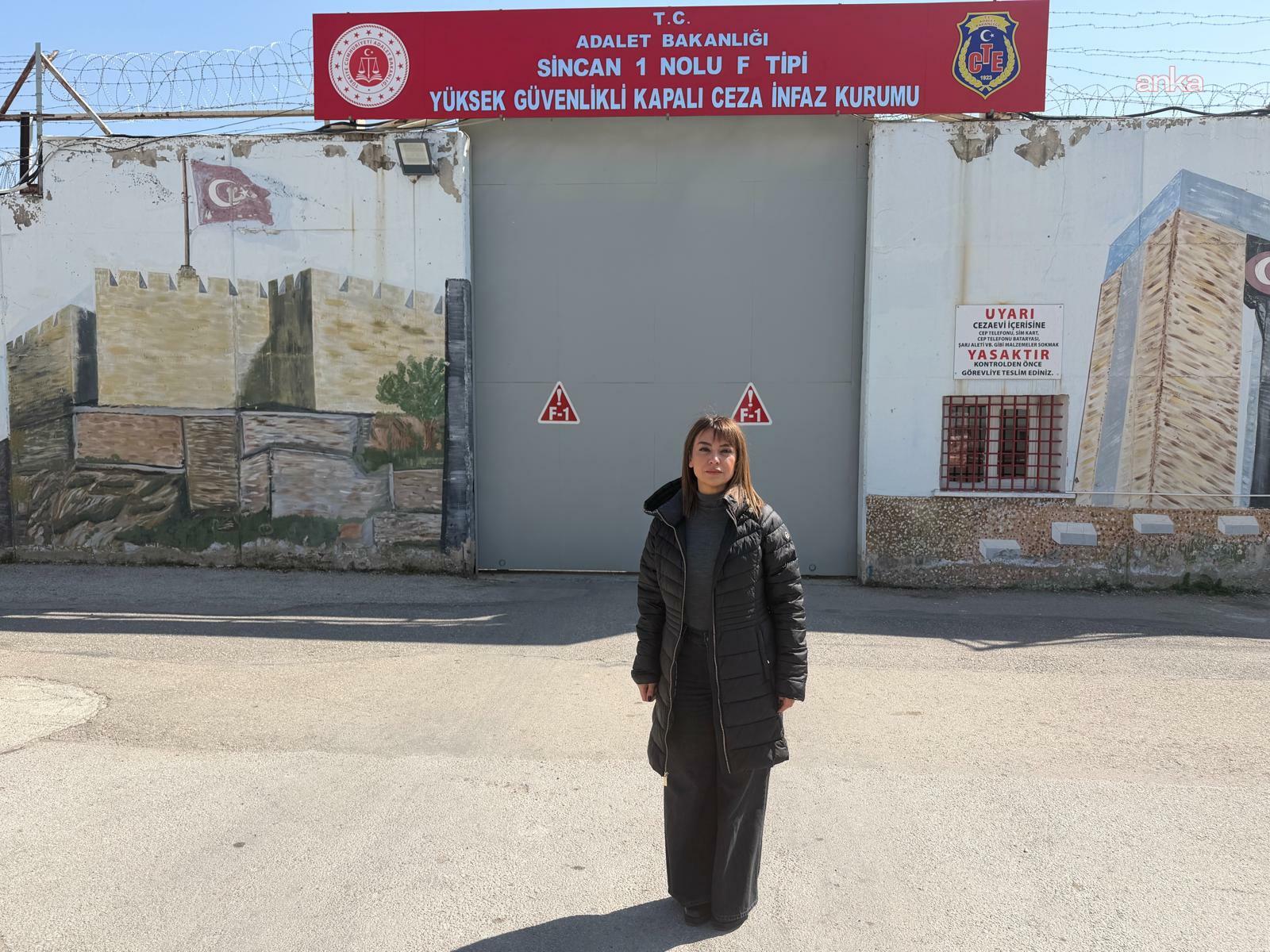 Gamze Şengel Taşcıer, Sincan Cezaevi'nde Tanju Özcan’ı ziyaret etti