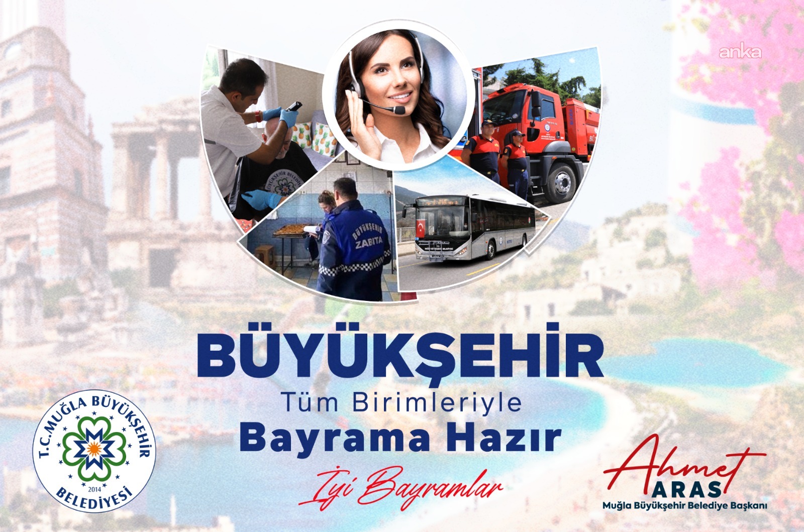 Muğla Büyükşehir Belediyesi, kenti bayrama hazırladı