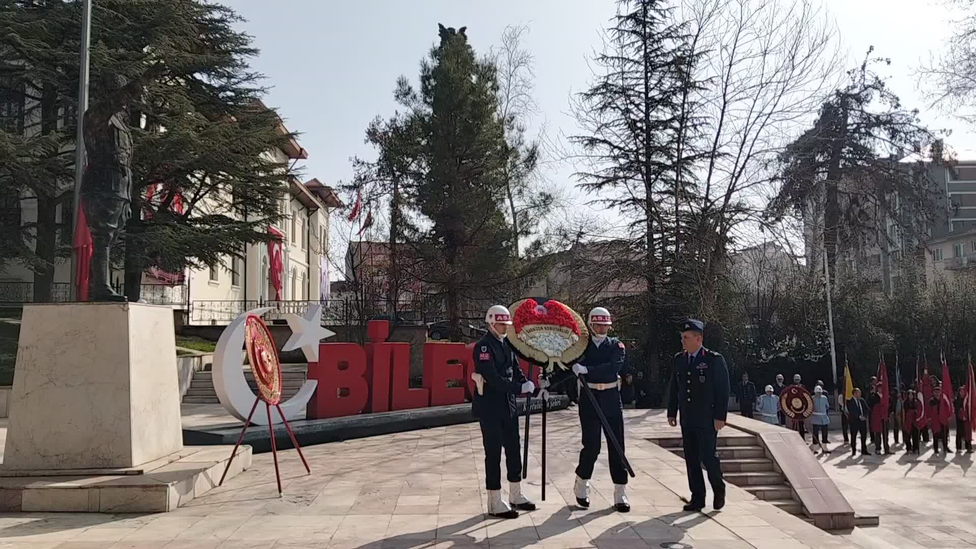 Bilecik’te Çanakkale Zaferi’nin 111. yıl dönümü töreni