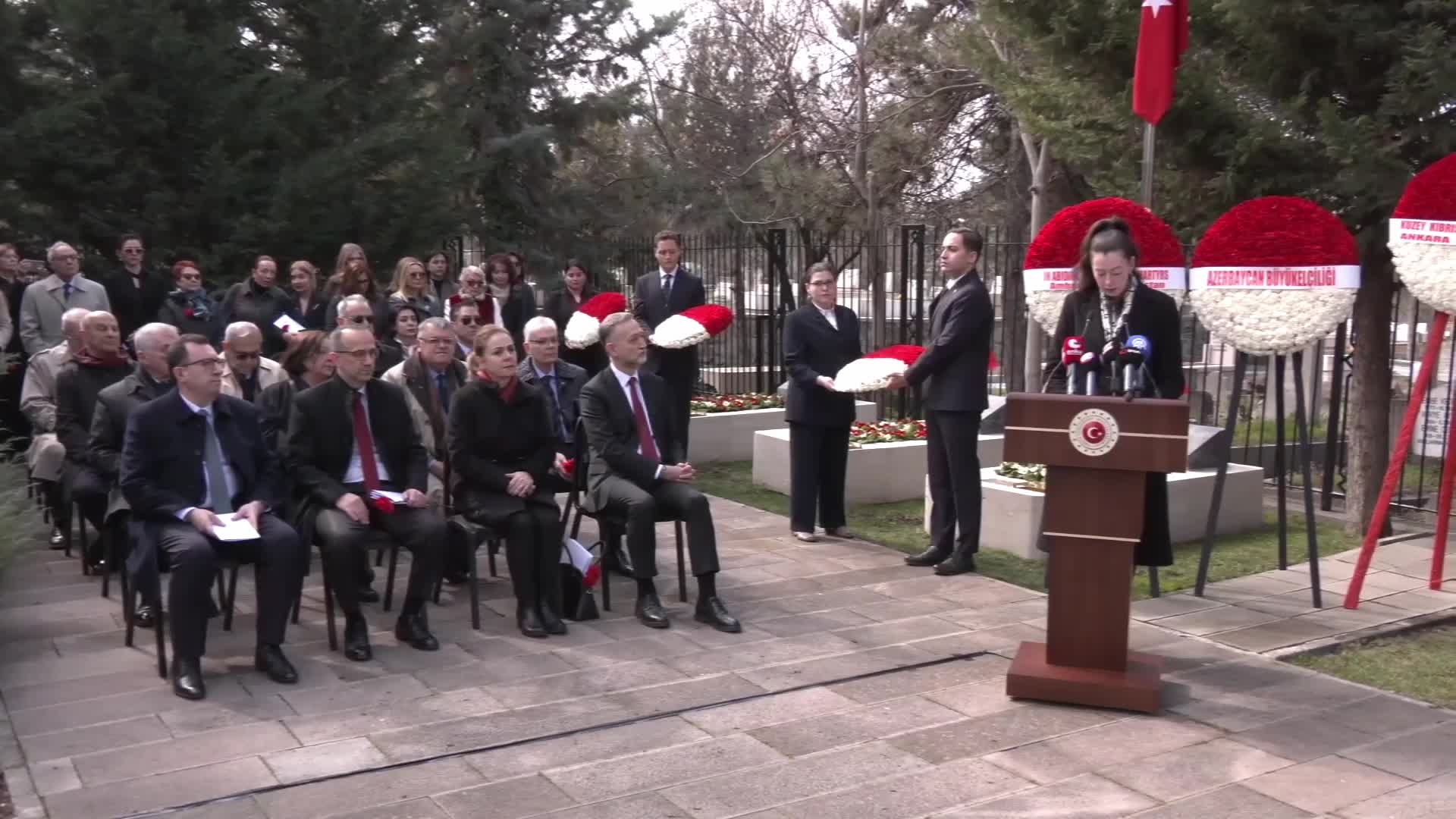 18 Mart Çanakkale Zaferi ve Şehitleri Anma Günü... Dışişleri Şehitliği’nde anma programı düzenlendi