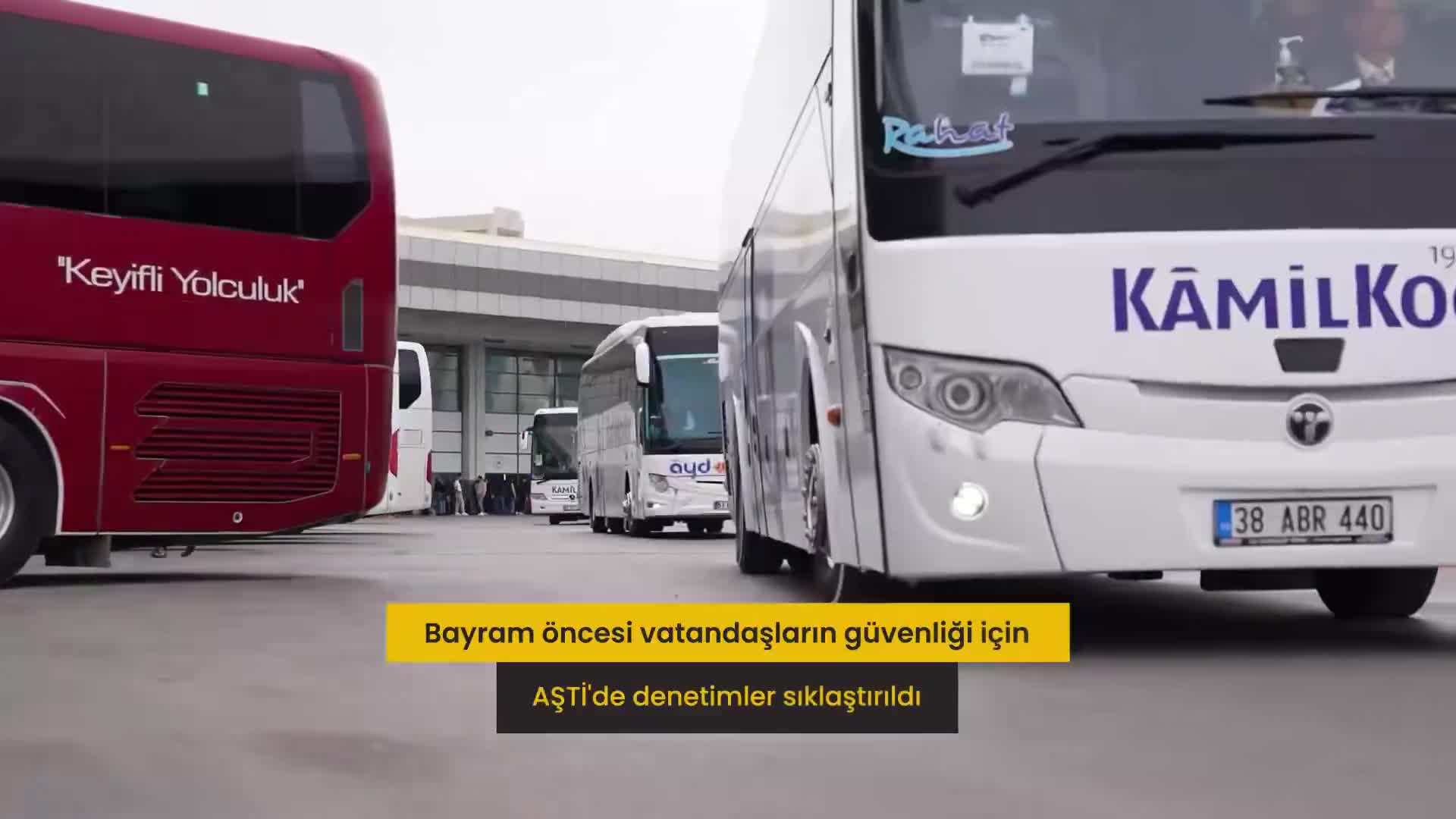 Ankara Şehirlerarası Terminal İşletmesi’nde bayram yoğunluğuna karşı tedbirler artırıldı