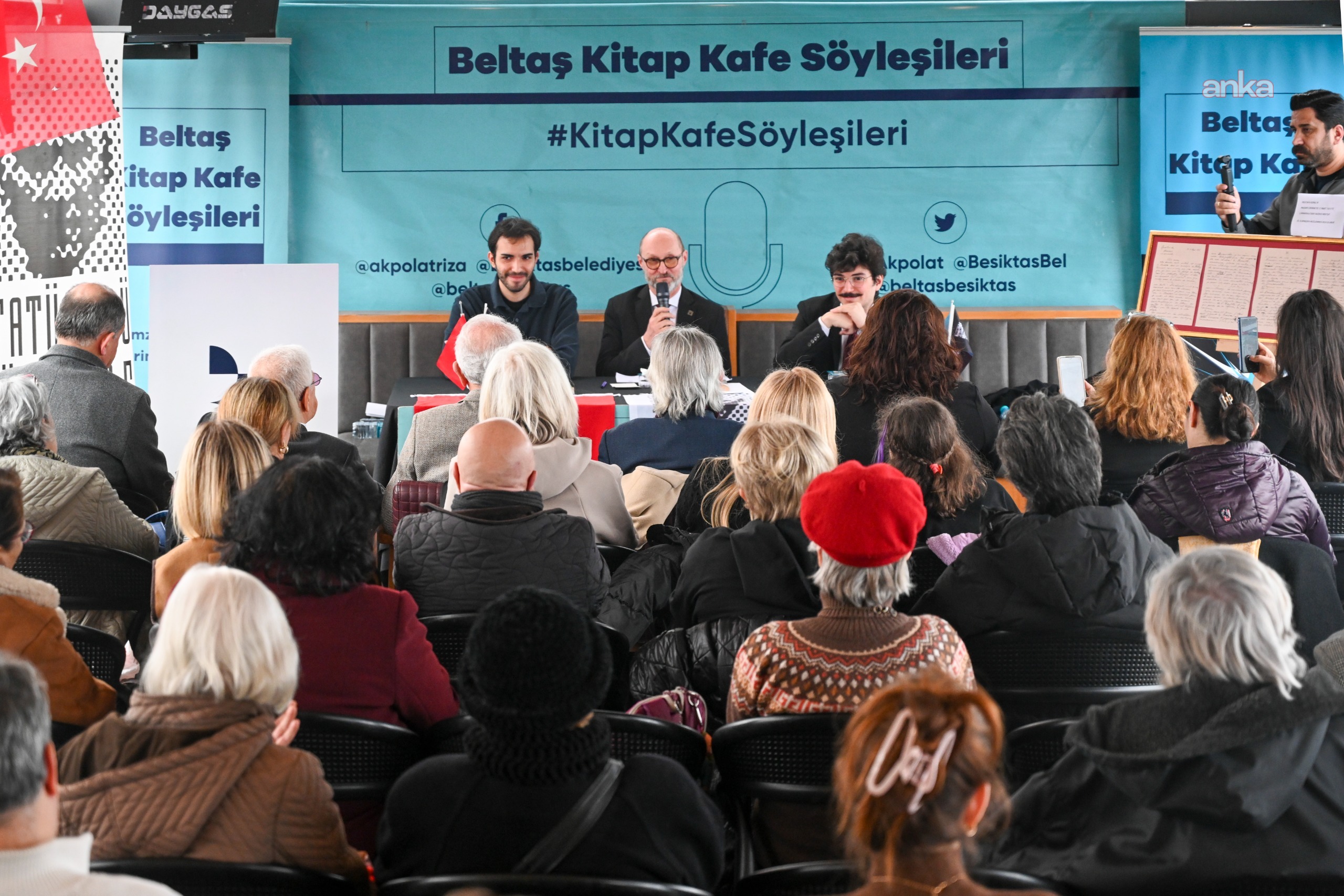 Beşiktaş'ta "Gençlerin Gözünden ve Mustafa Kemal’in Mektuplarıyla Çanakkale" söyleşisi