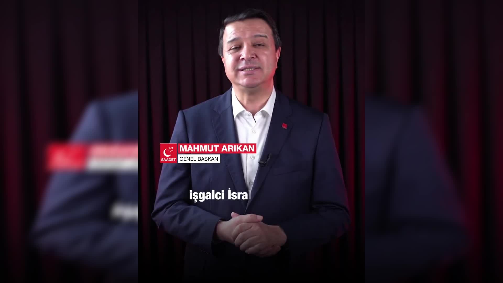Mahmut Arıkan: "Mescid-i Aksa özgür olana kadar, bu Siyonist tahakküm yerle bir edilene kadar mücadelemizi sürdüreceğiz"