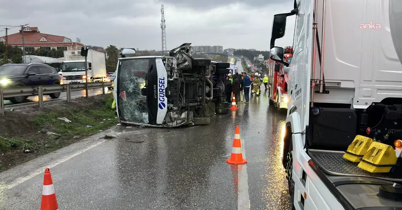 İstanbul Büyükçekmece’de servis kazası: 1 ölü, 9 yaralı
