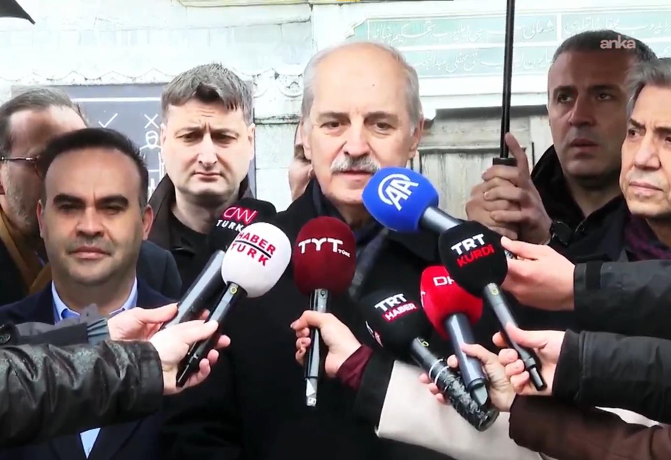 Numan Kurtulmuş: "Bayram gününde Müslümanların Mescid-i Aksa'nın kapısından döndürülmüş olması zulmün şahikası"