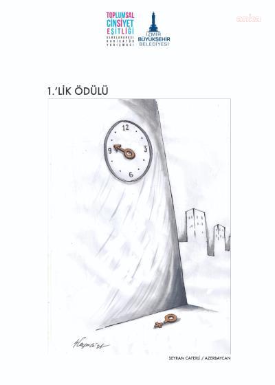 İZMİR BÜYÜKŞEHİR'İN TOPLUMSAL CİNSİYET EŞİTLİĞİ KARİKATÜR YARIŞMASI SONUÇLANDI