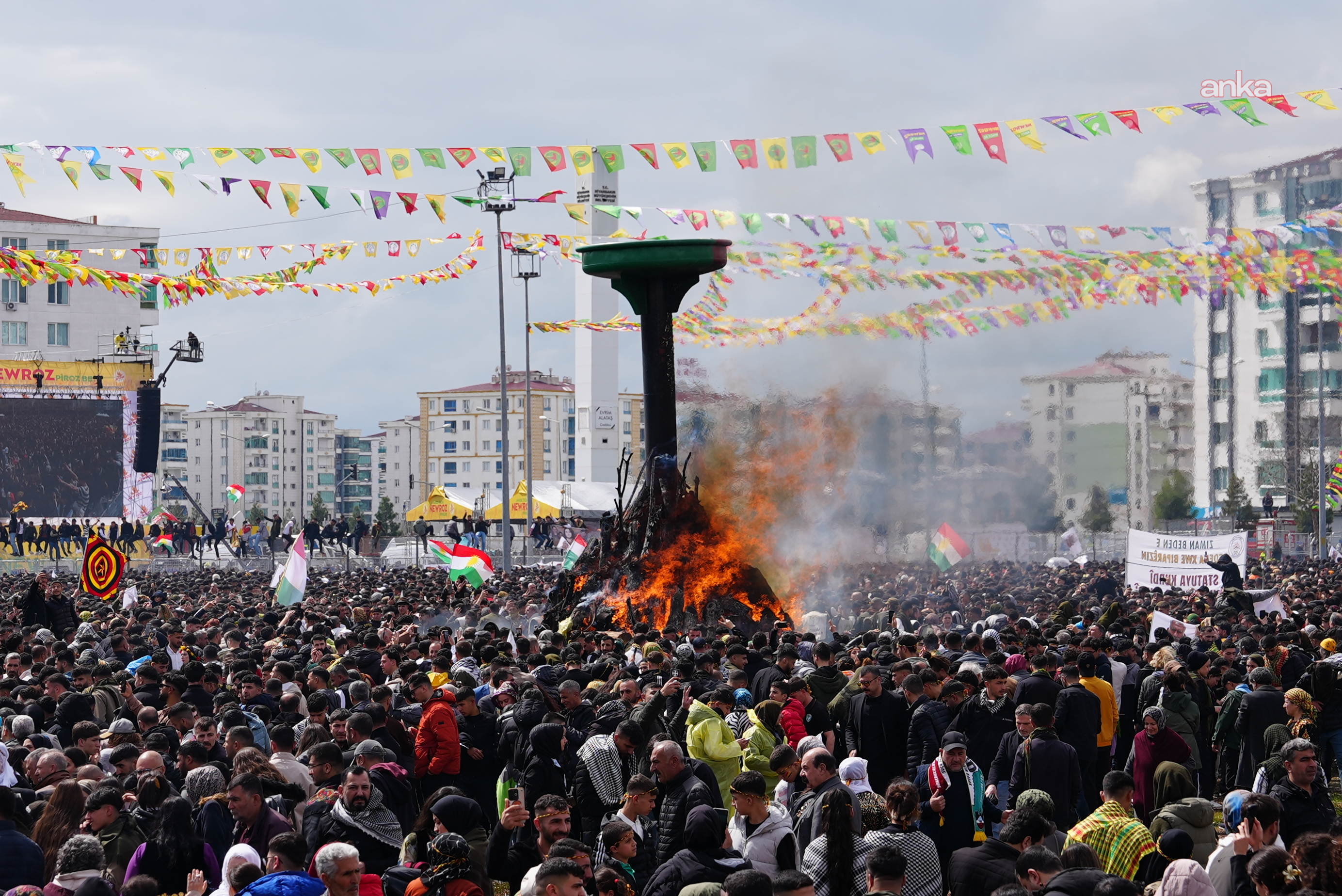 Diyarbakır'daki Nevruz kutlamaları sona erdi