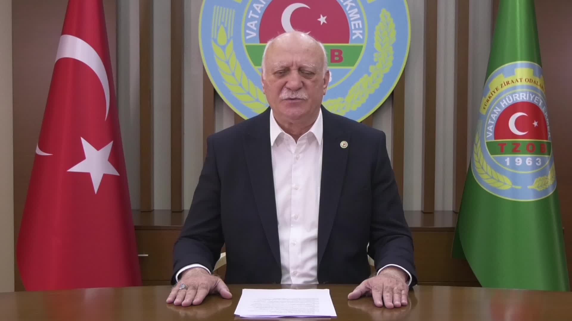 TZOB Genel Başkanı Şemsi Bayraktar'dan Dünya Su Günü açıklaması: "Suya sahip çıkmak, geleceğe sahip çıkmaktır"