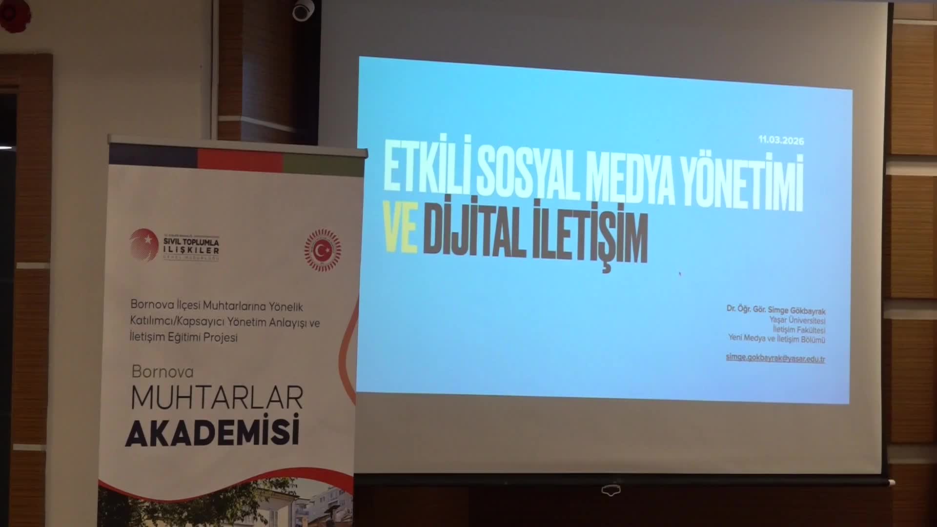 Bornova’da muhtarlar için Dijital Dönüşüm Eğitimi
