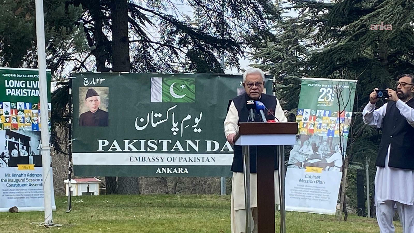 Pakistan'ın Ankara Büyükelçiliği'nde Pakistan Milli Günü dolayısıyla tören düzenlendi