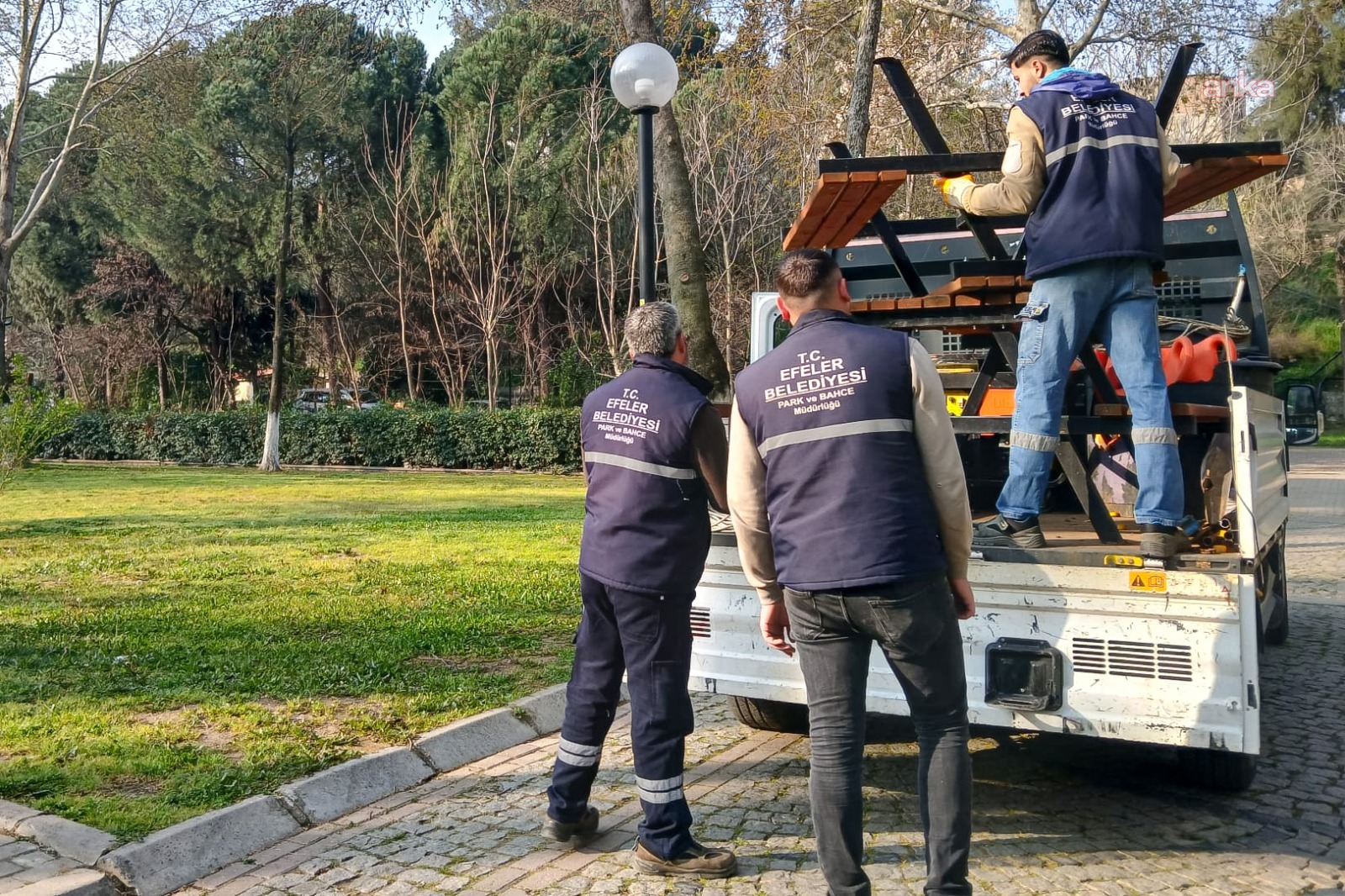 Efeler Belediyesi'nden Pınarbaşı Mesire Alanı'nda bakım çalışması