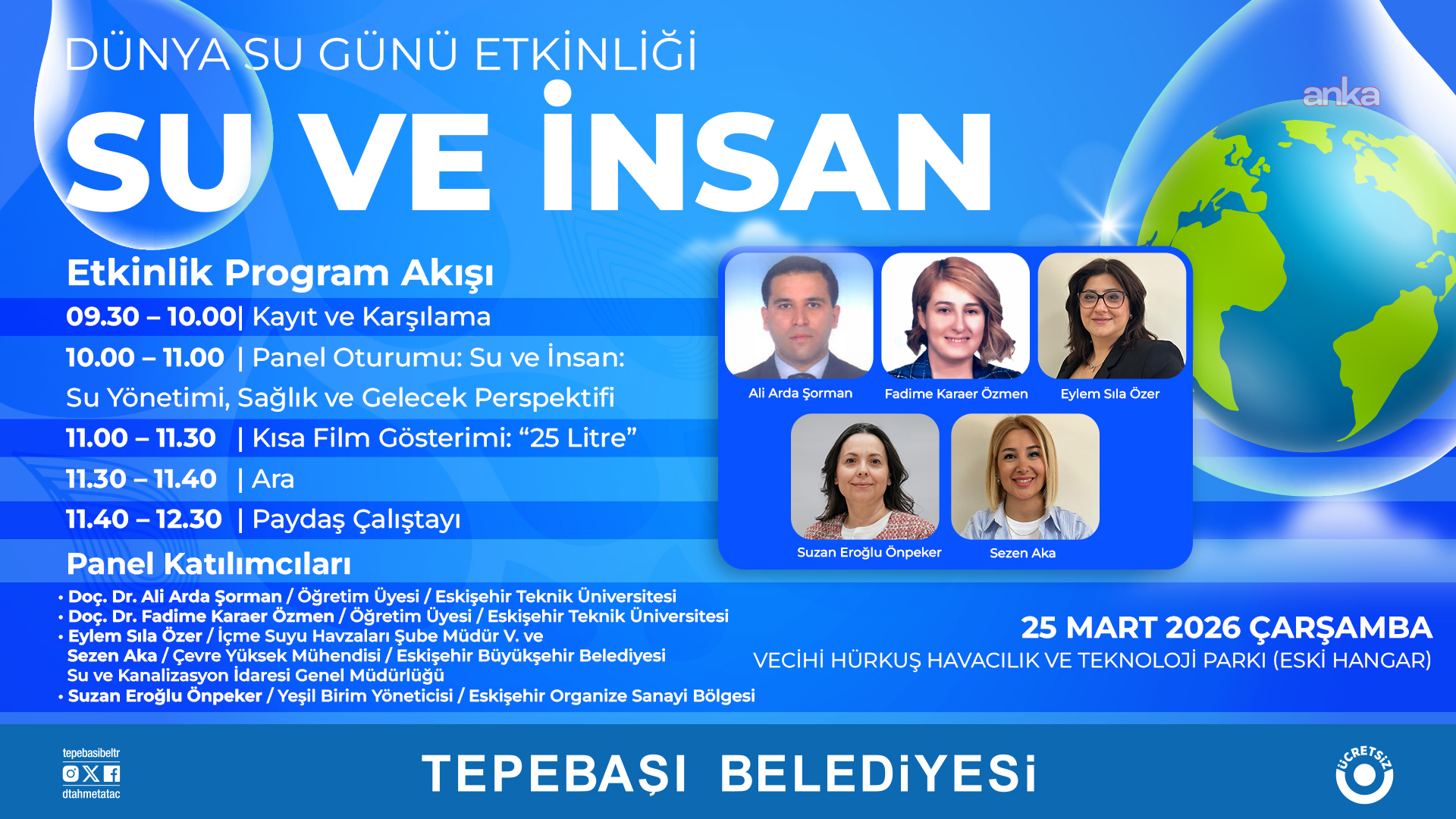 Tepebaşı Belediyesi’nden “Dünya Su Günü” etkinliği