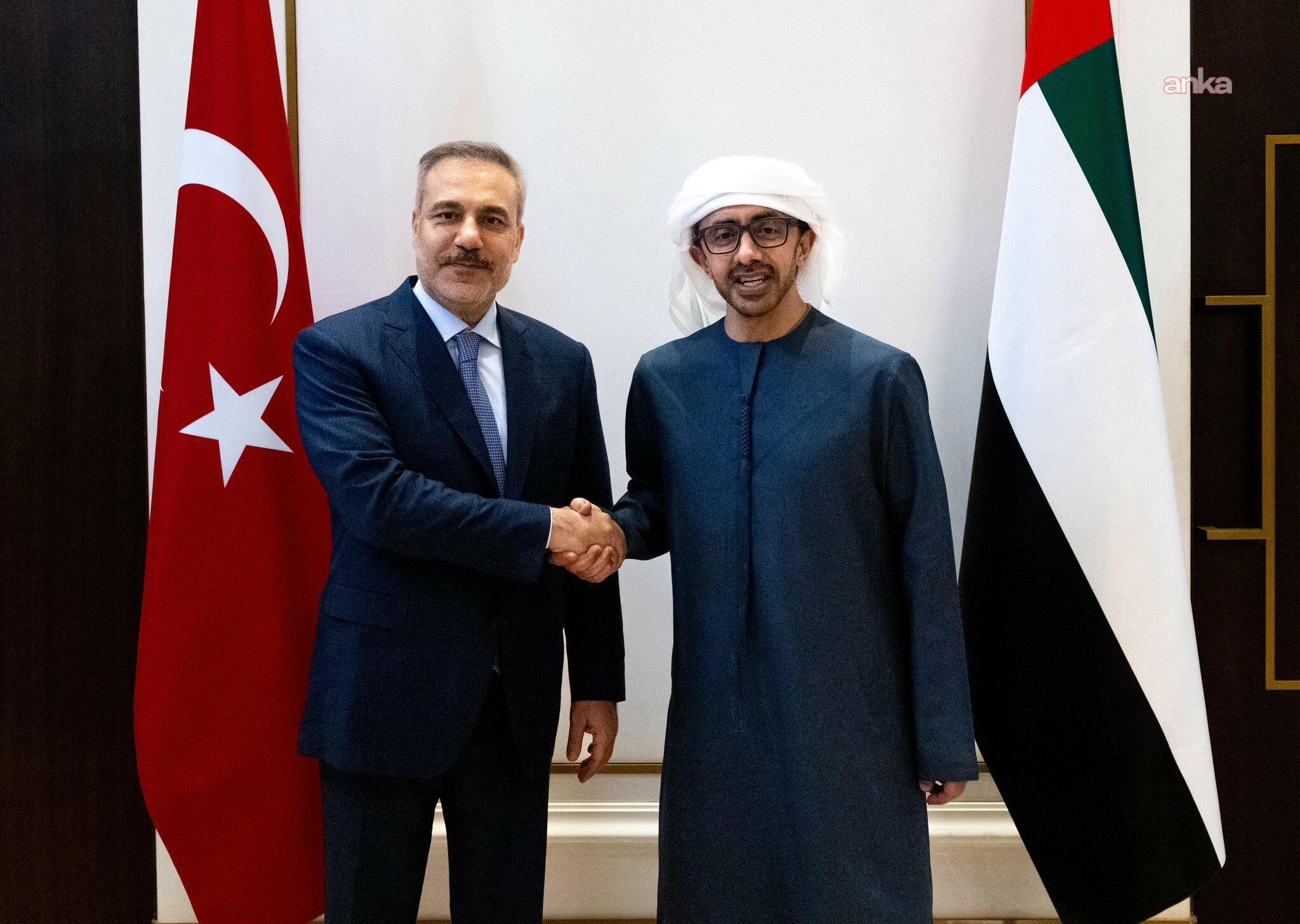 Birleşik Arap Emirlikleri Dışişleri Bakanı Al-Nahyan'dan Bakan Fidan'a taziye telefonu