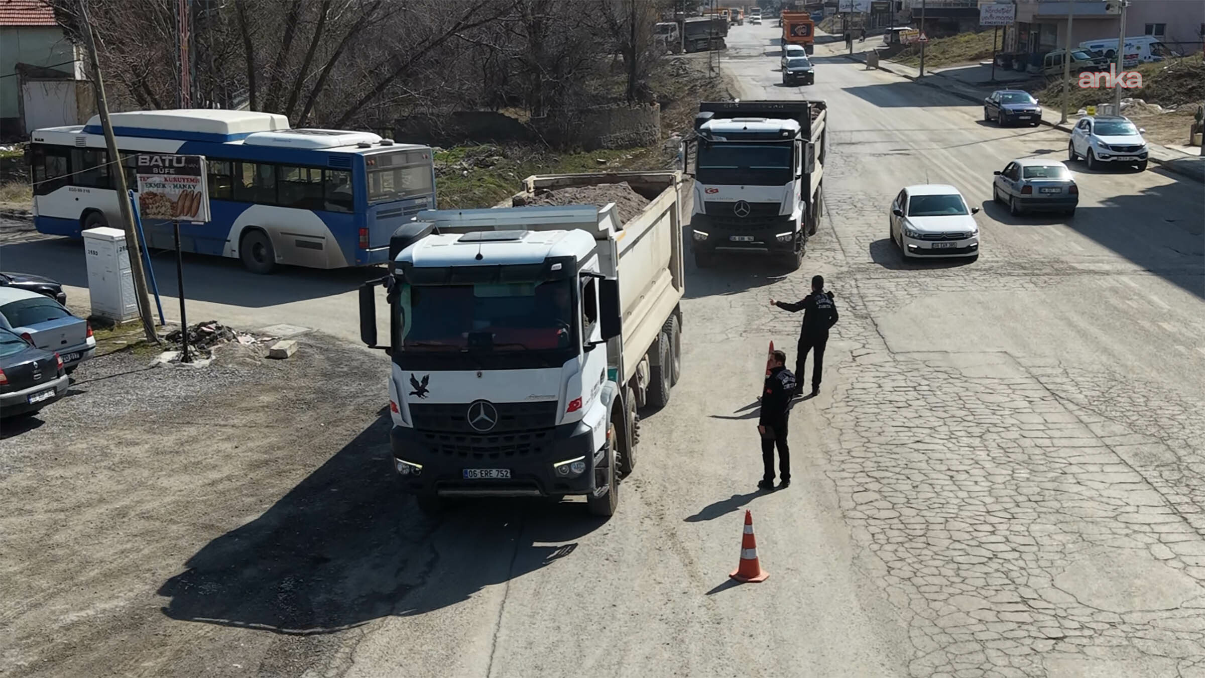Keçiören’de dron destekli kaçak hafriyat denetimi
