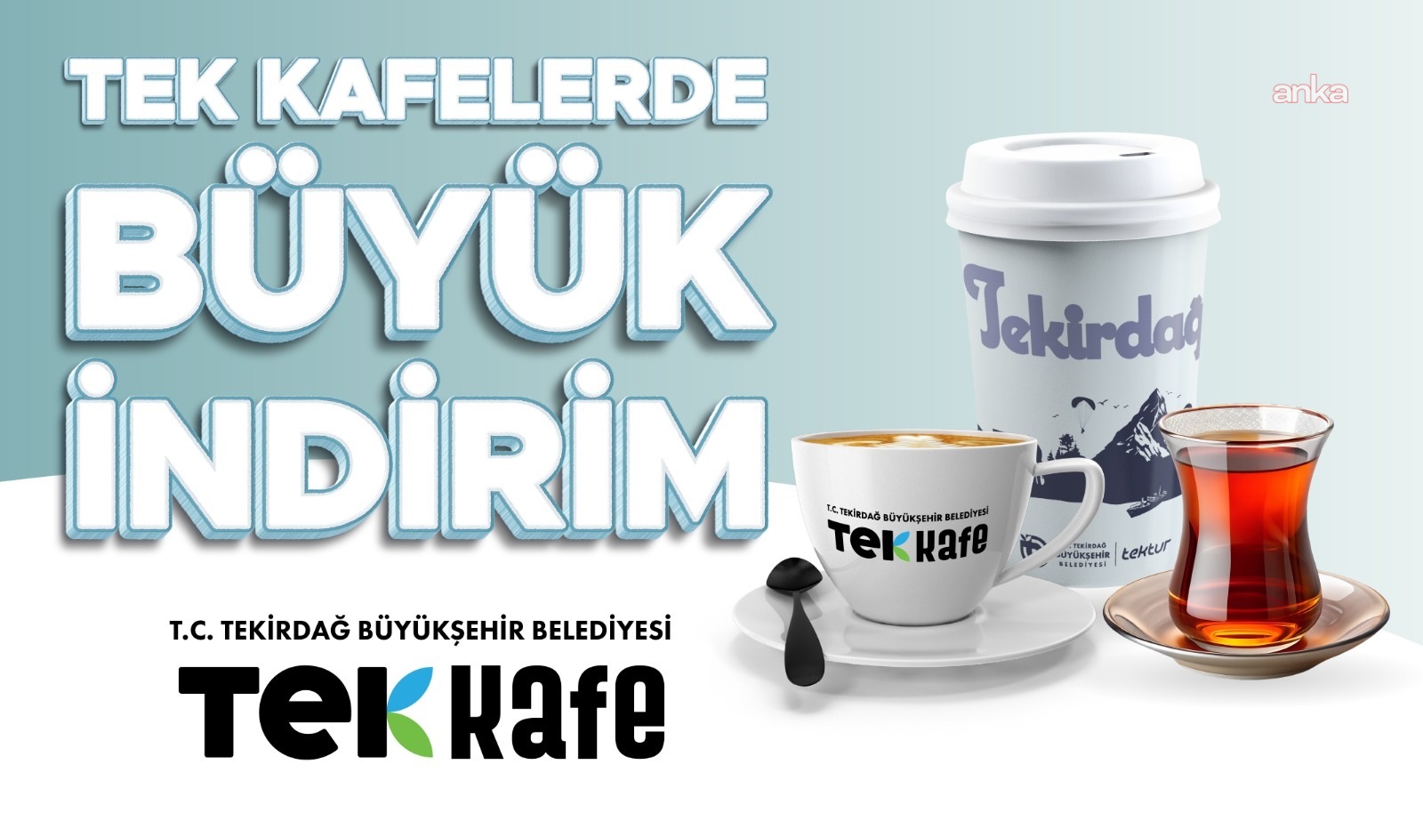 Tekirdağ Büyükşehir Belediyesi'nden vatandaşın bütçesine destek: TEK Kafe şubelerinde fiyatlar düşürüldü