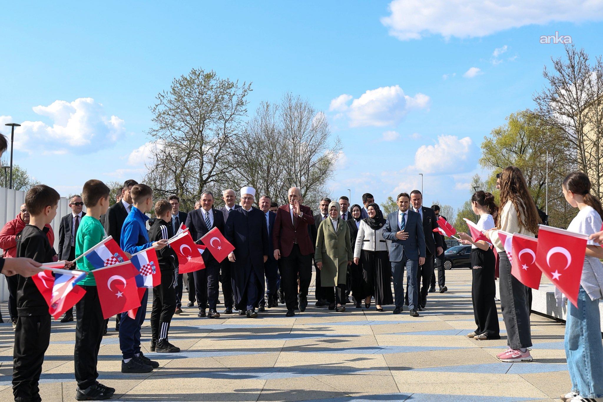 TBMM Başkanı Numan Kurtulmuş, Zagrep'te Sisak Recep Tayyip Erdoğan İslam Kültür Merkezi’ni ziyaret etti
