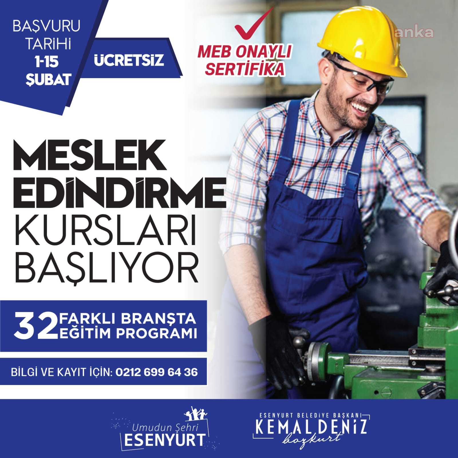 ESENYURT BELEDİYESİ'NİN MESLEK EDİNDİRME KURSLARINA YOĞUN İLGİ