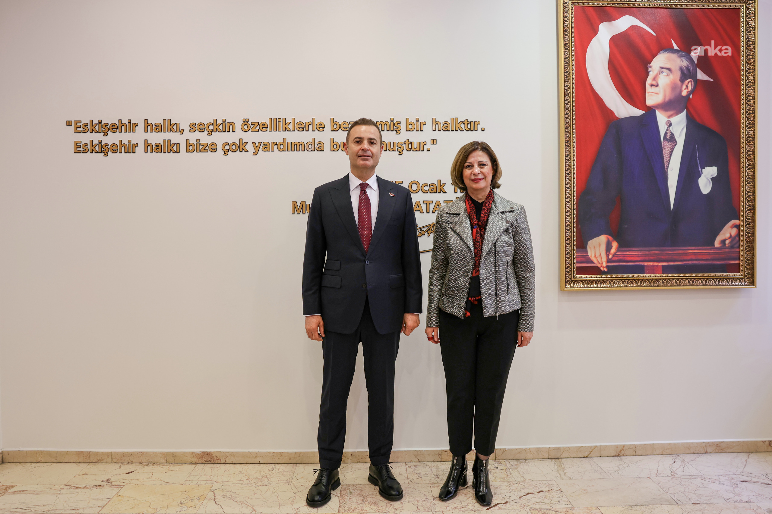 Eskişehir ve Balıkesir arasında hizmet köprüsü... Başkan Akın’dan Başkan Ünlüce’ye ziyaret