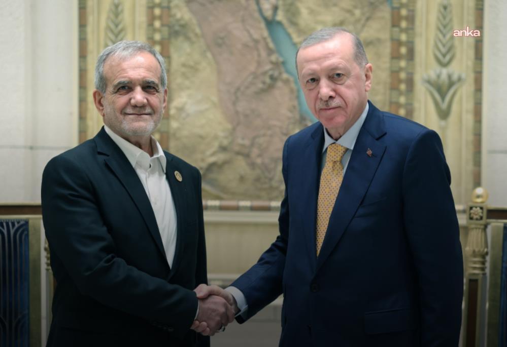İran Cumhurbaşkanı Pezeşkiyan: "Sayın Erdoğan’ın saldırgan Siyonist rejimi kınama konusundaki kararlı tutumu takdire şayandır"