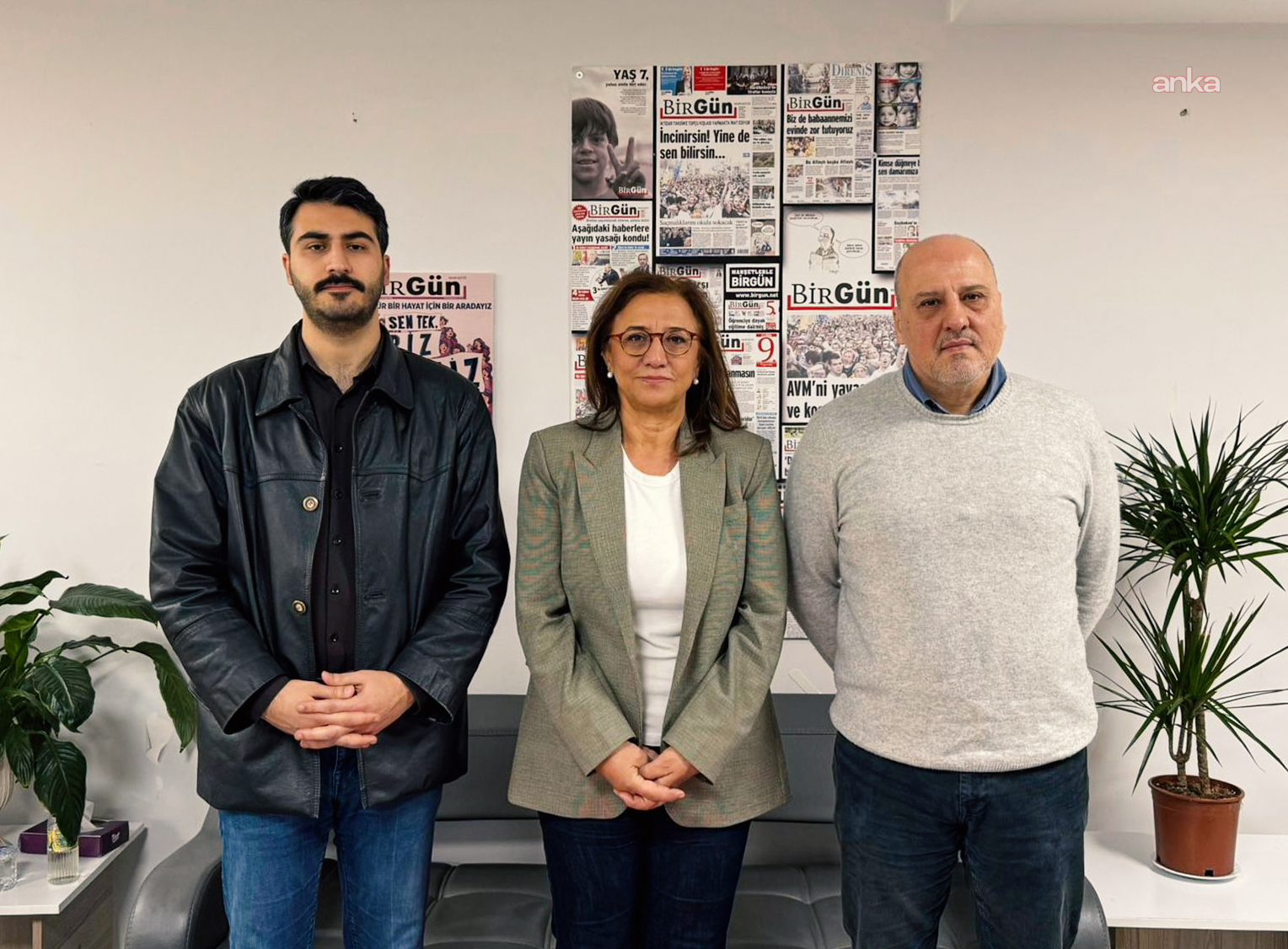 Türkiye İşçi Partisi'nden BirGün Gazetesi'ne dayanışma ziyareti: "İsmail Arı gazetecidir, gazetecilik suç değildir"