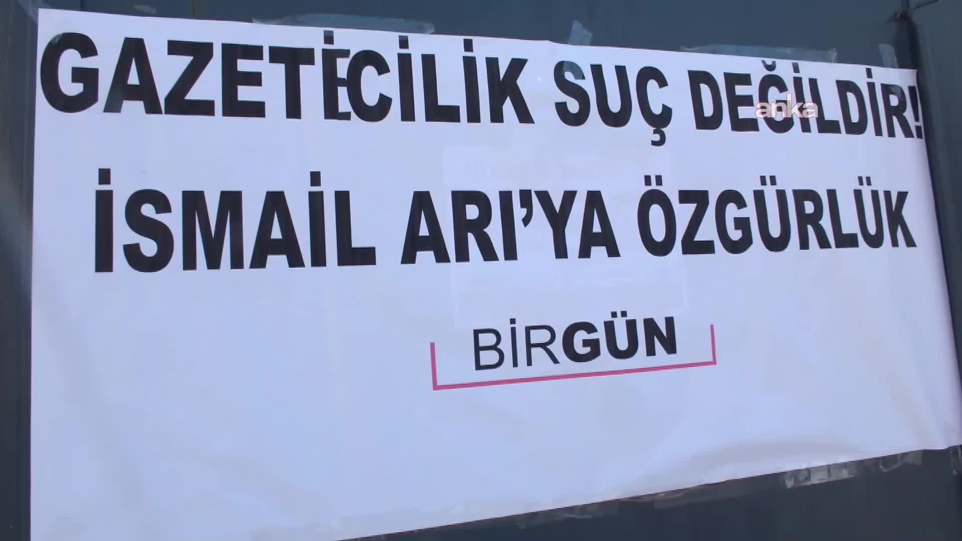 Gazeteci İsmail Arı'nın tutuklanması Burhaniye'de protesto edildi