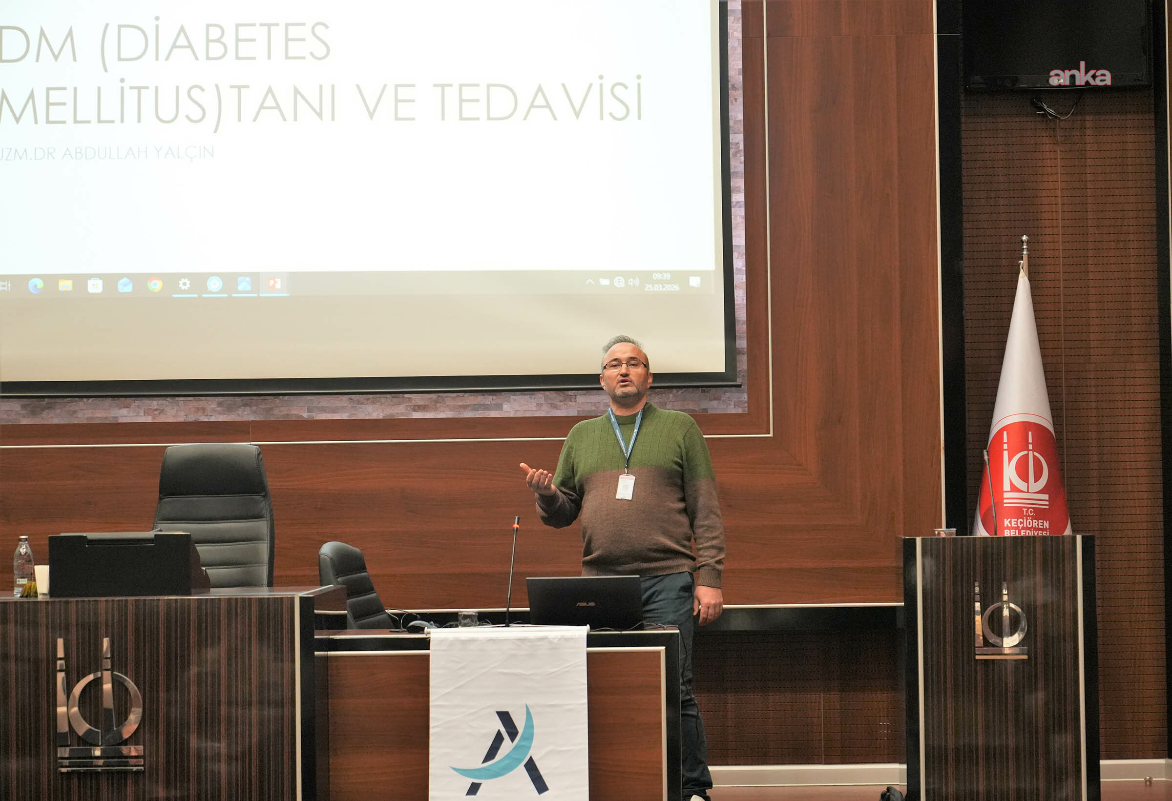 Keçiören Belediyesi personeline sağlıklı yaşam semineri