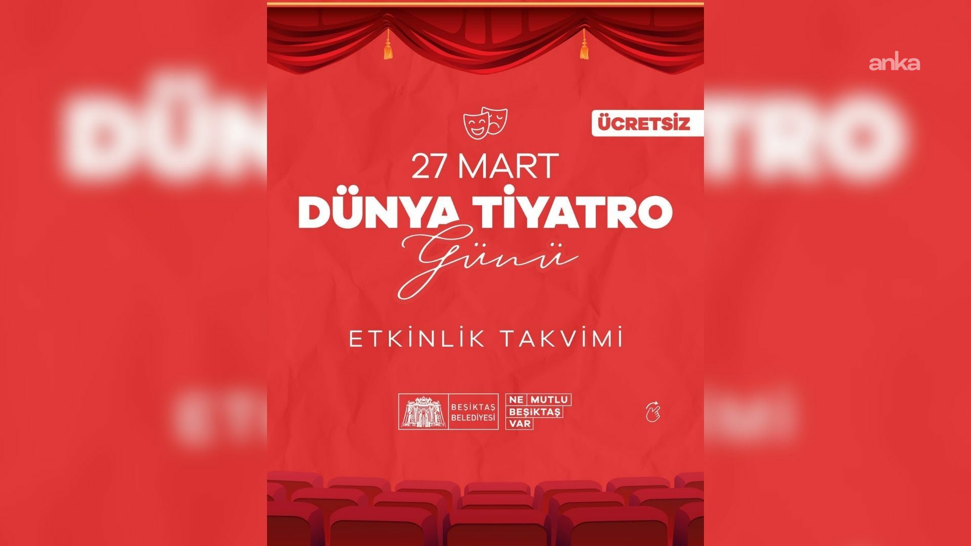Beşiktaş Belediyesi’nden 27 Mart Dünya Tiyatro Günü etkinlikleri