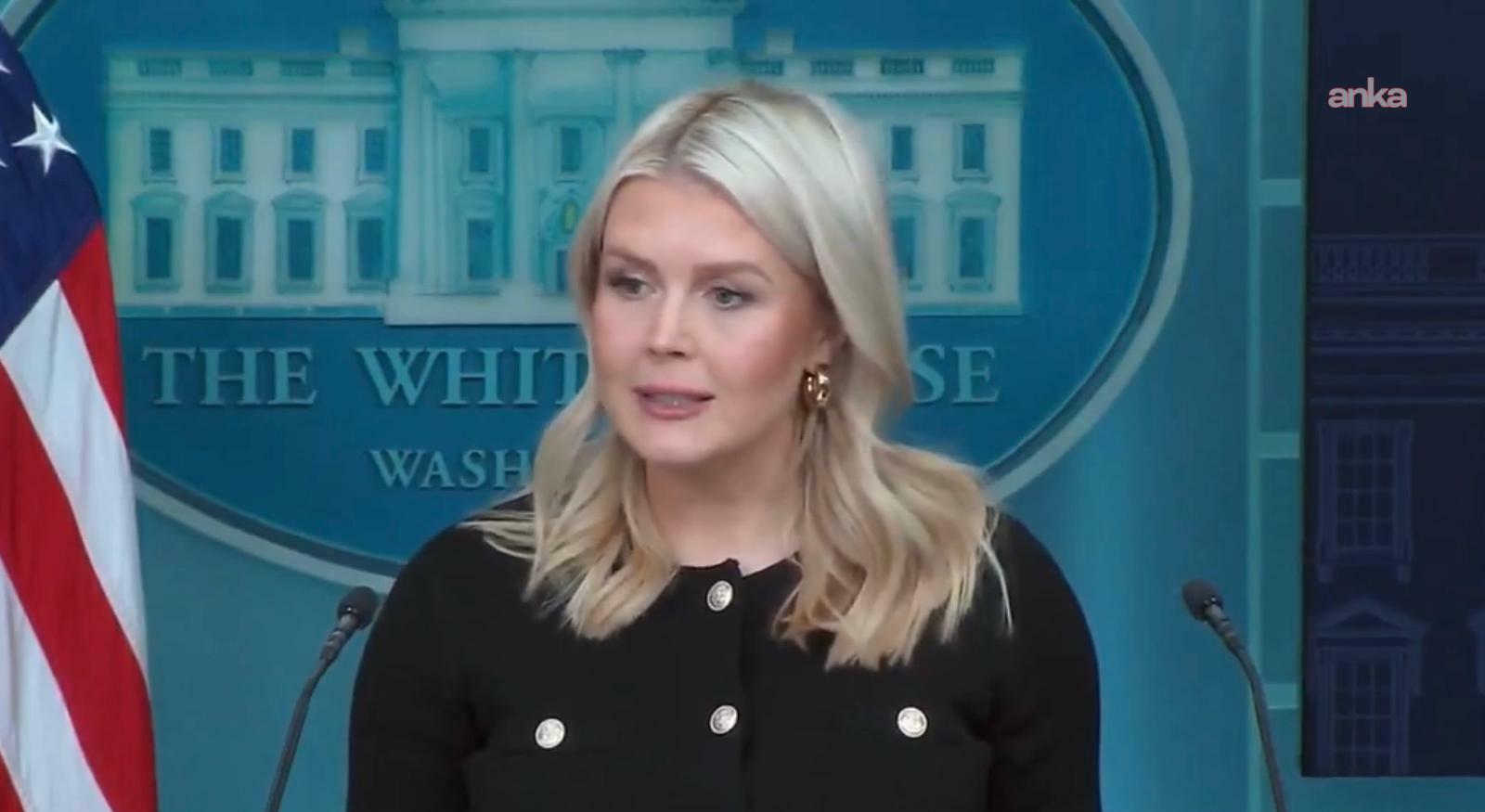 Beyaz Saray Sözcüsü Leavitt: "ABD Başkanı Trump, blöf yapmaz, İran’a karşı harekete hazır"