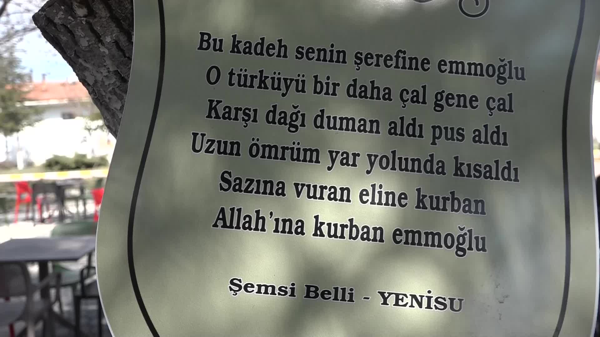 Arguvan’da ozanların dörtlükleri ağaçlarda yaşatılıyor... Başkan Eren: “Arguvan’ı Arguvan yapan değerlerimizi bu mekânda yaşatmak istedik”