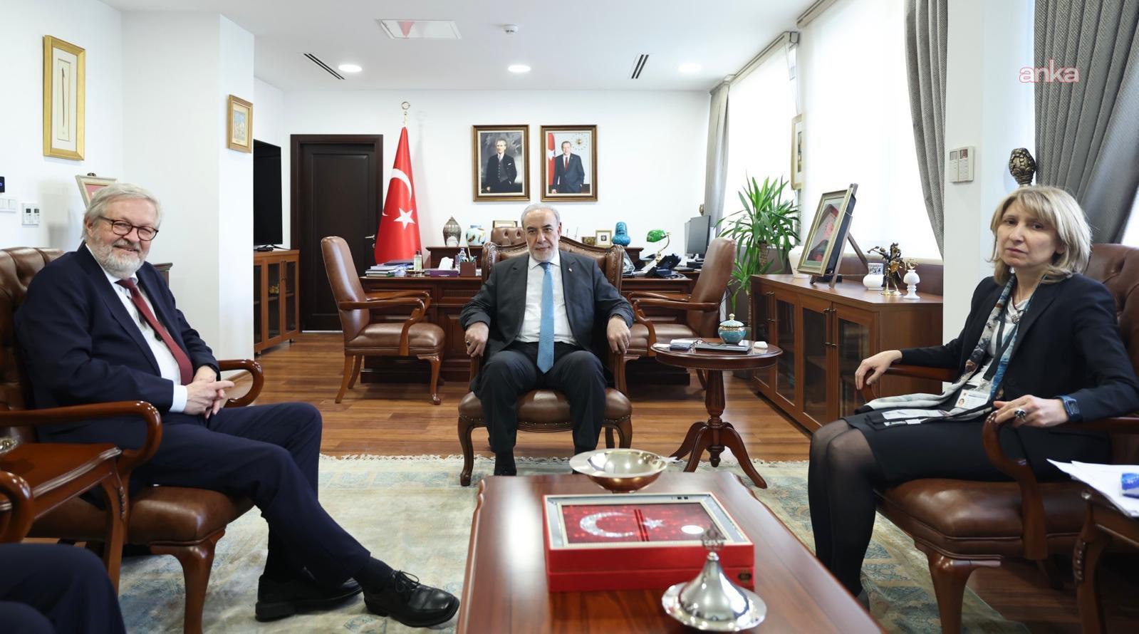Bakan Yardımcısı Kulaklıkaya, OECD Kalkınma Yardımları Komitesi Başkanı Staur'u kabul etti