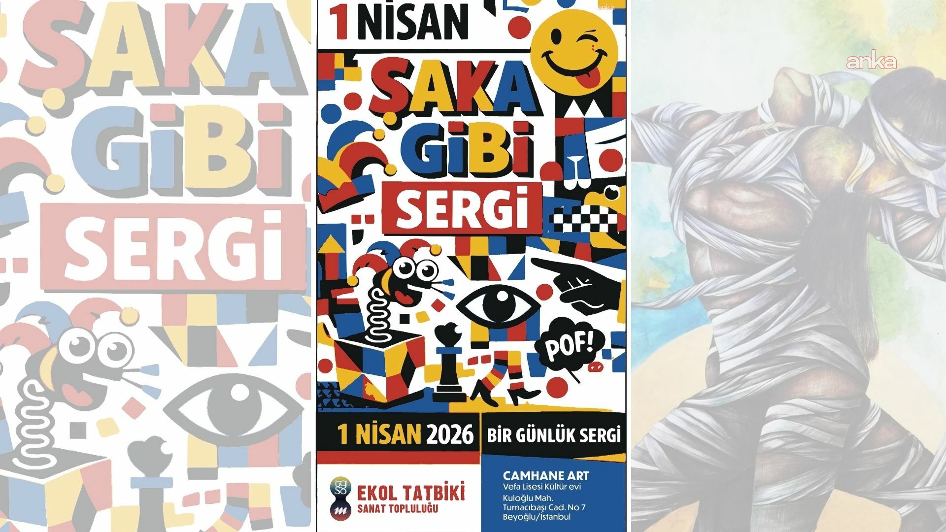 "Şaka Gibi" sergisi 1 Nisan'da 24 saat için Beyoğlu'nda açılacak