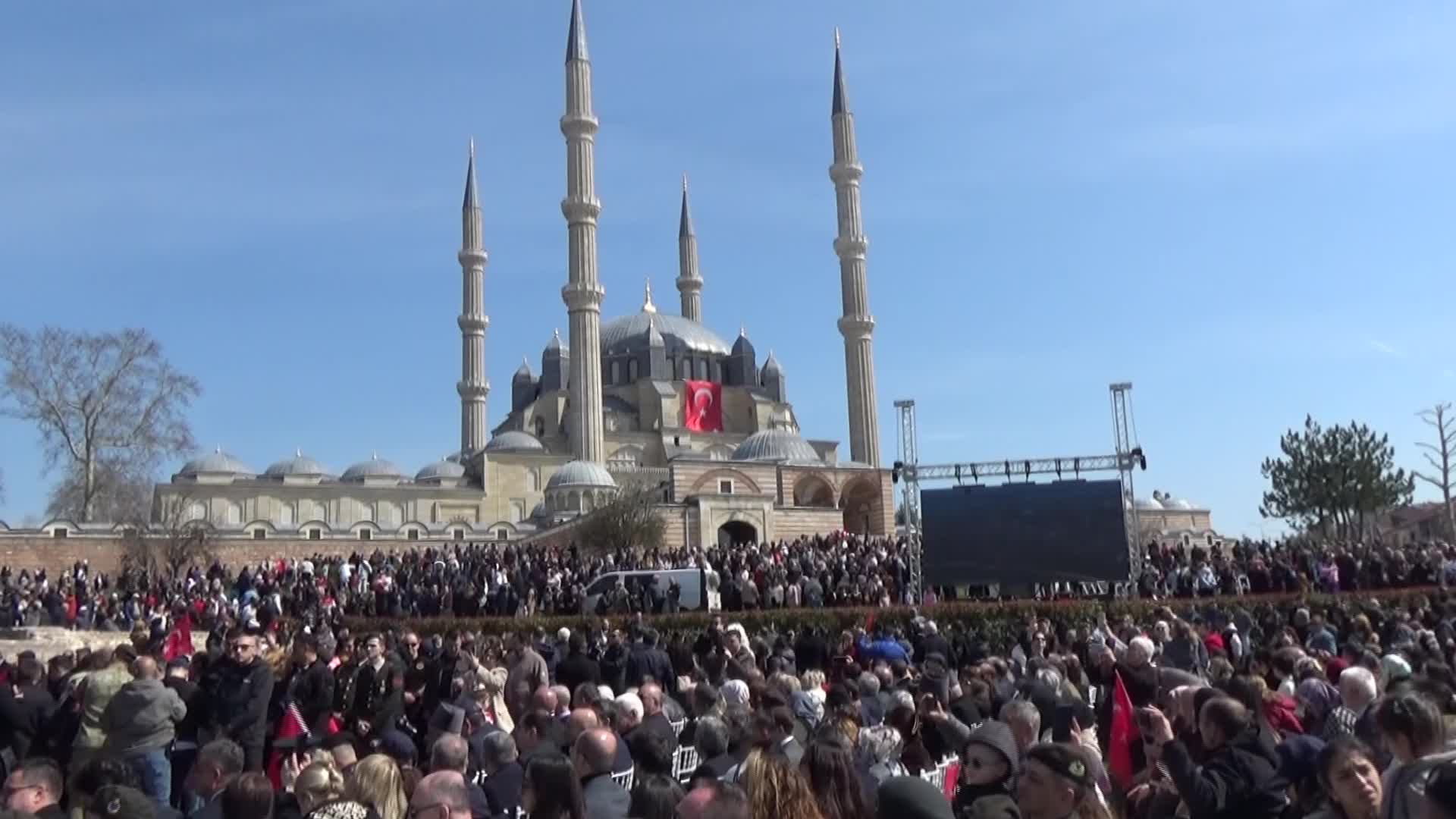 Edirne'de 26 Mart Balkan Şehitlerini Anma Günü töreni