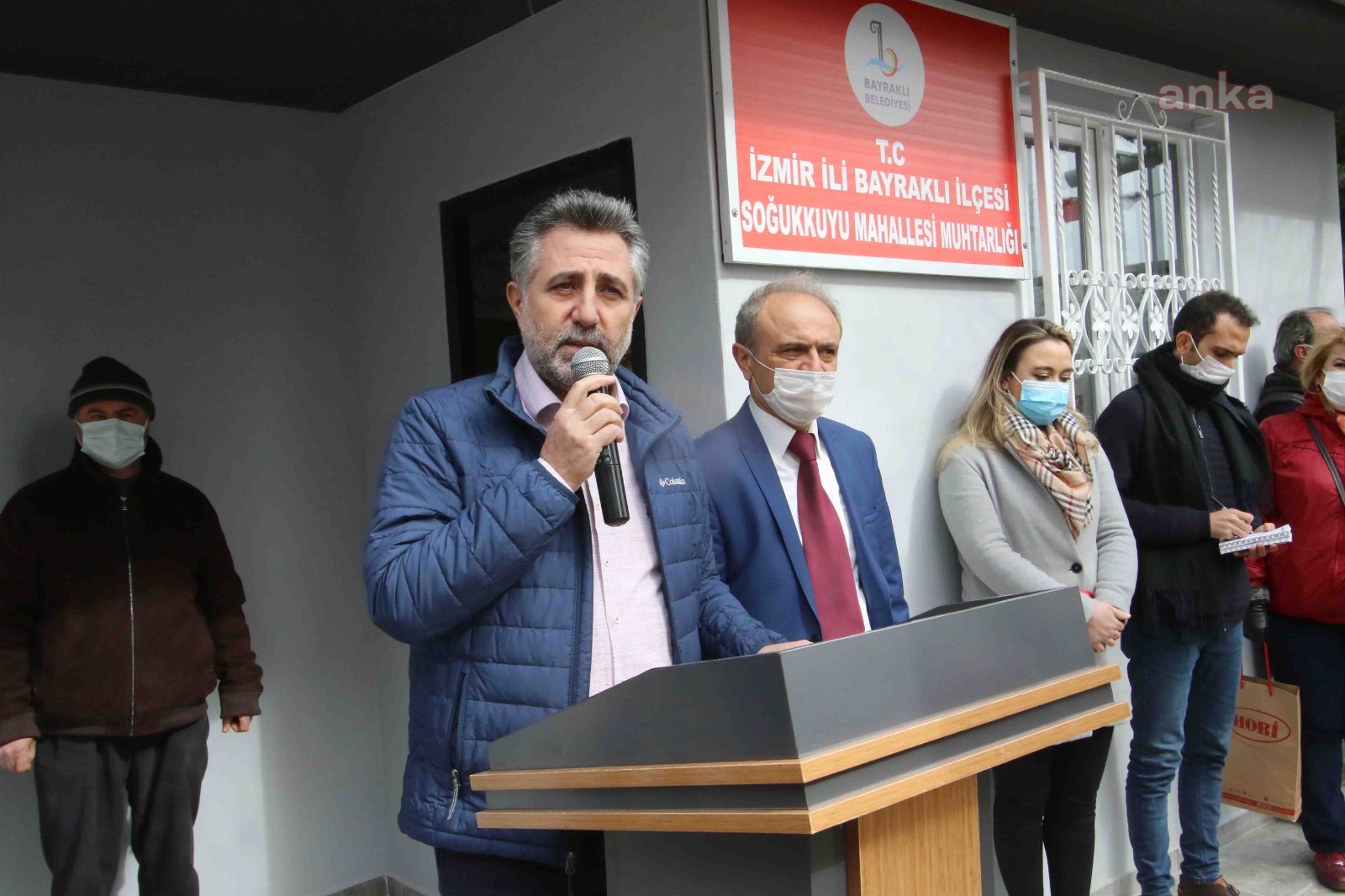 BAYRAKLI BELEDİYESİ'NDEN SOĞUKKUYU'YA YENİ MUHTARLIK BİNASI