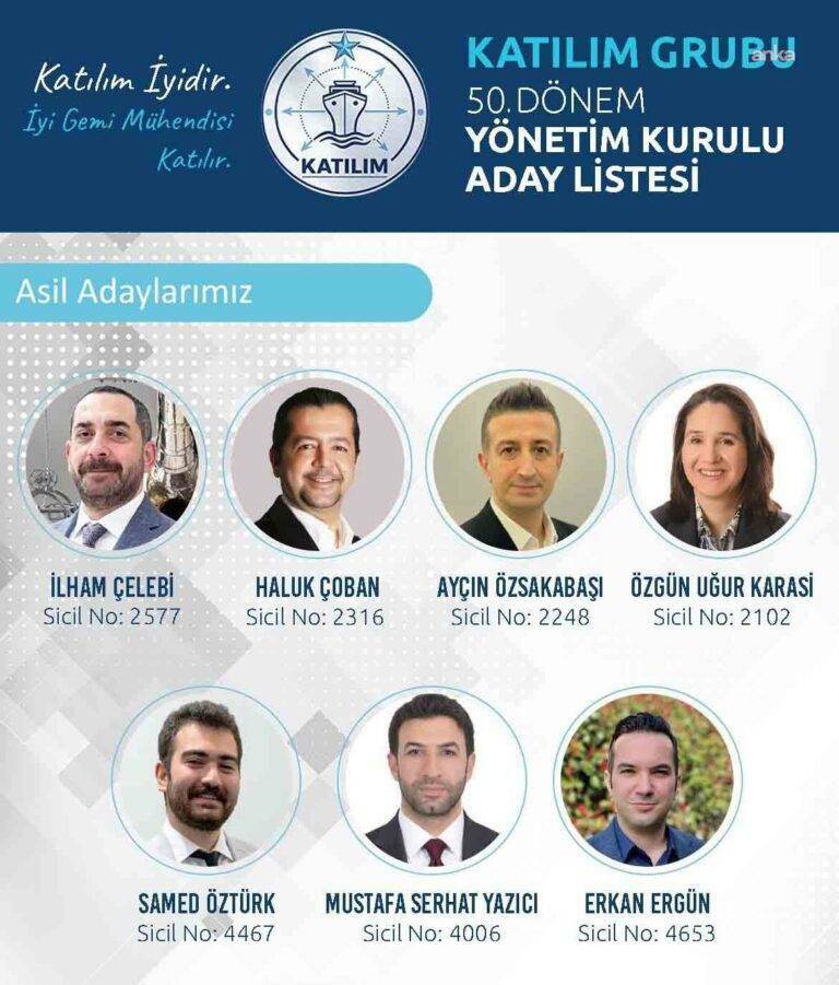 Gemi Mühendisleri Odası seçimi öncesi Katılımcı Gemi Mühendisleri'nden bildirge