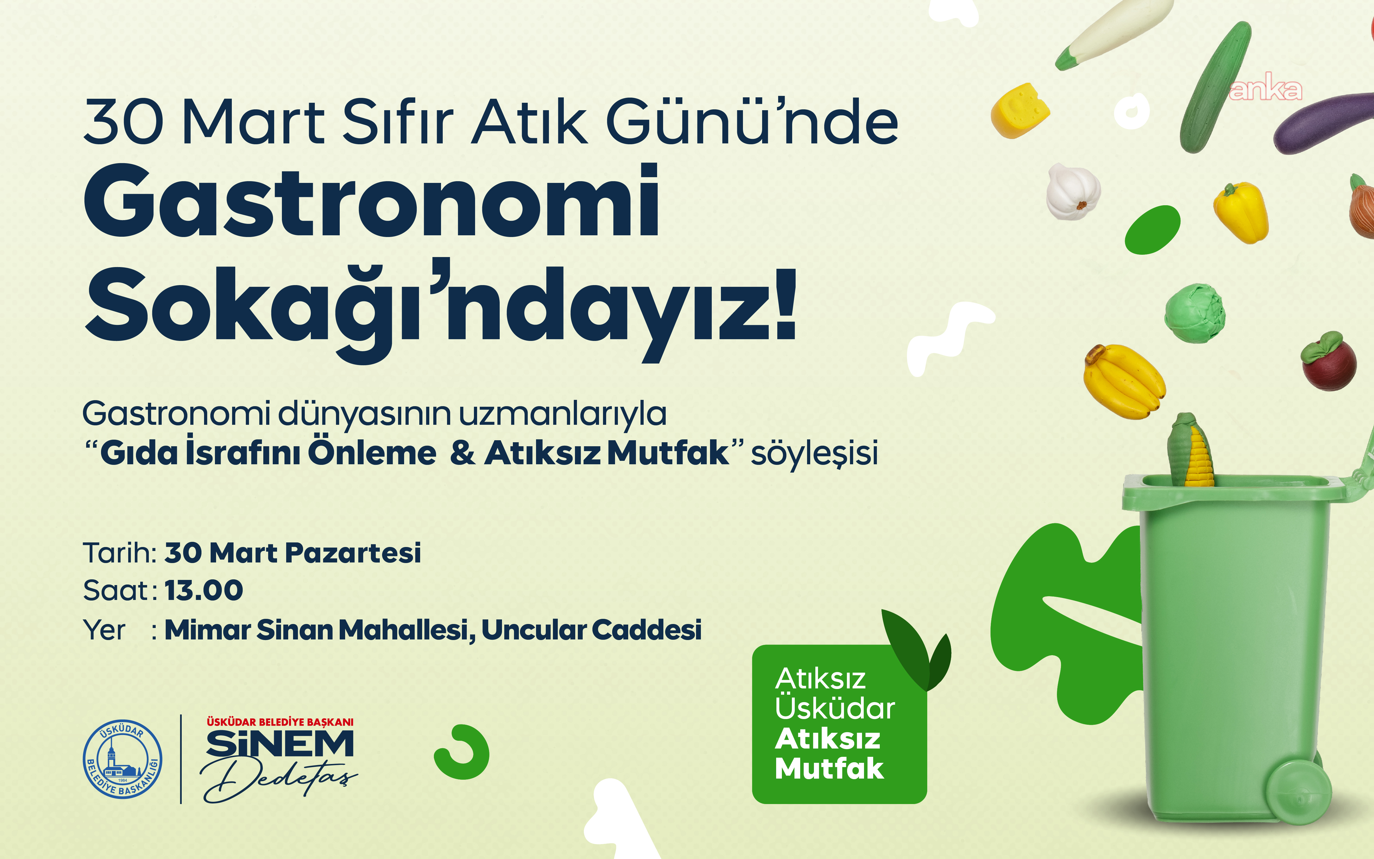 Üsküdar Belediyesi’nden Sıfır Atık Günü’ne özel anlamlı proje... “Atıksız Üsküdar, Atıksız Mutfak”