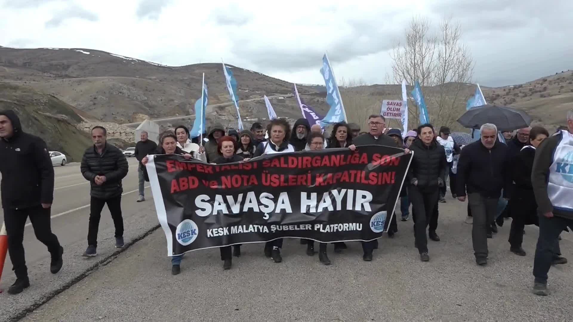 KESK’in Kürecik NATO radar üssüne yürüyüşüne izin verilmedi: KESK, “Emperyalist saldırganlığa son, ABD üsleri kapatılsın”