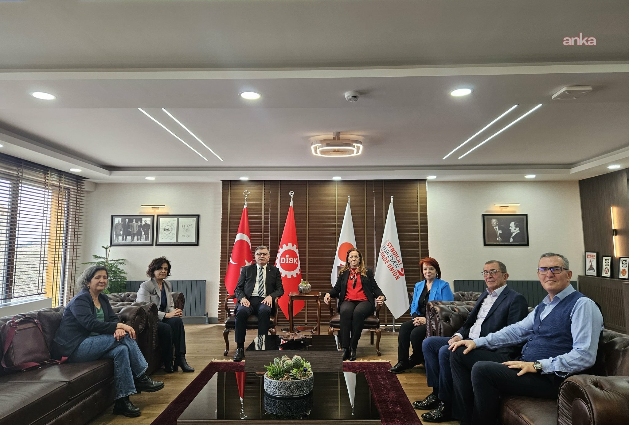 KESK'ten DİSK'e ziyaret