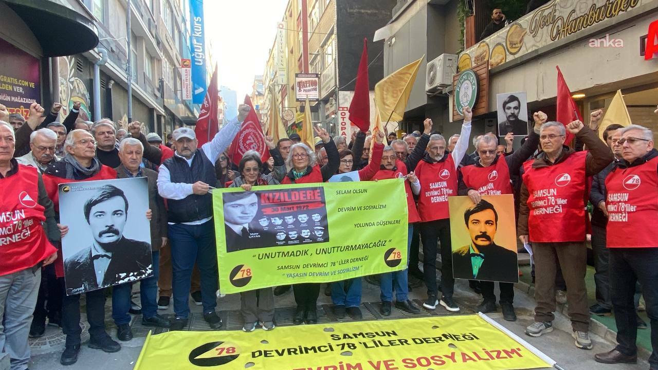 Samsun Devrimci 78'liler Derneği'nden Kızıldere mesajı
