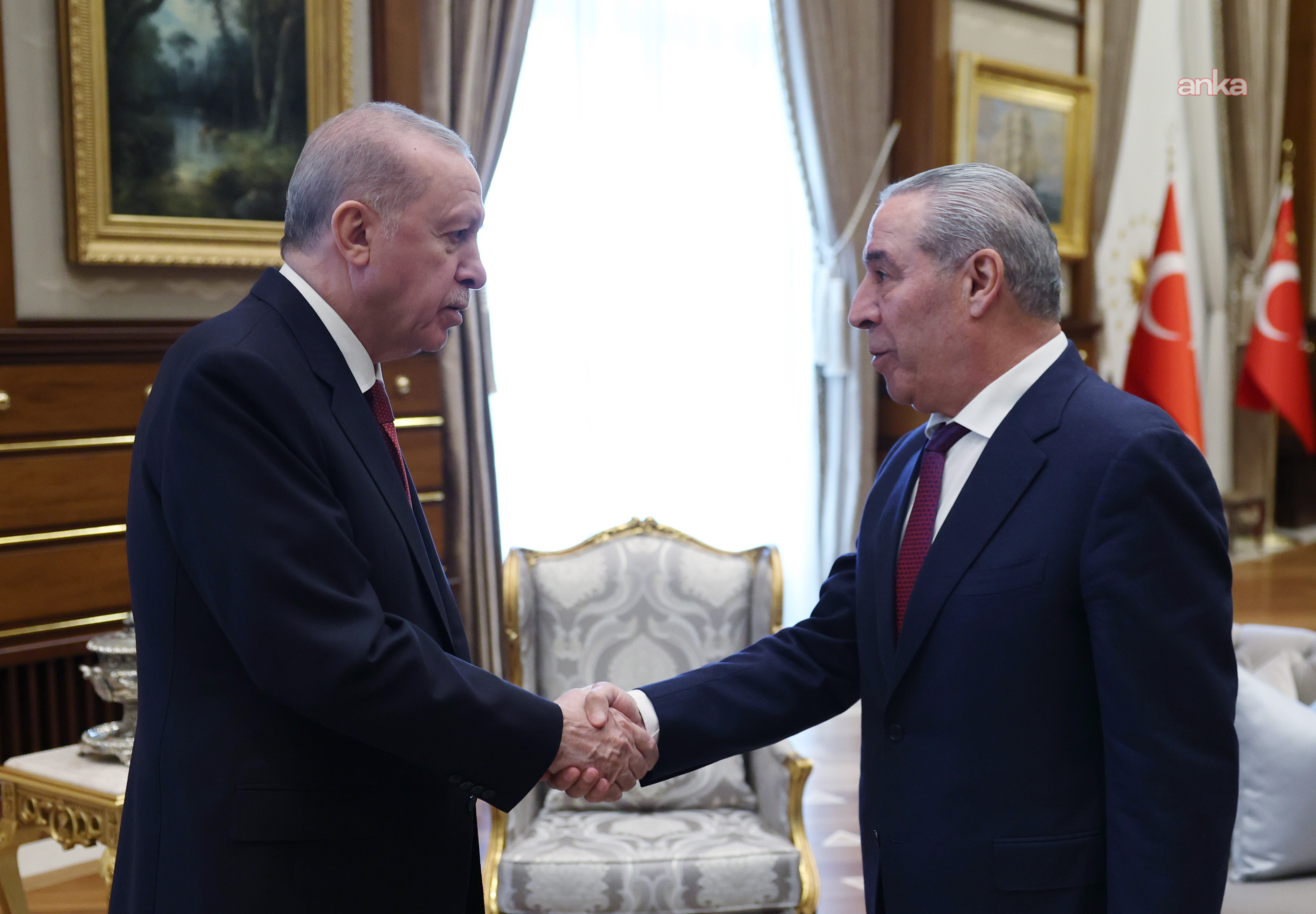 Cumhurbaşkanı Erdoğan, Filistin Devlet Başkan Yardımcısı eş-Şeyh’i kabul etti