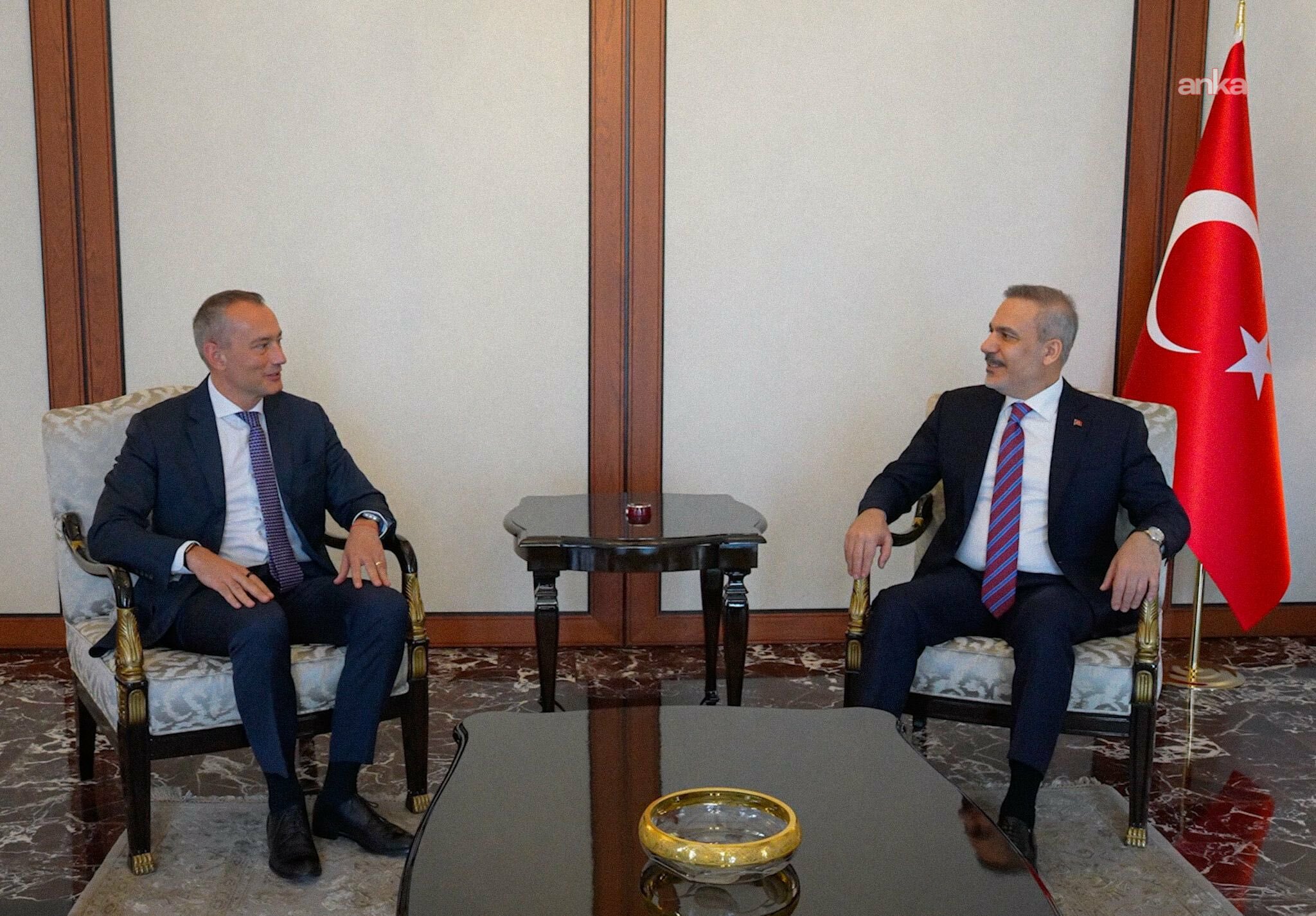 Dışişleri Bakanı Fidan, Gazze Barış Kurulu Yüksek Temsilcisi Mladenov'u kabul etti