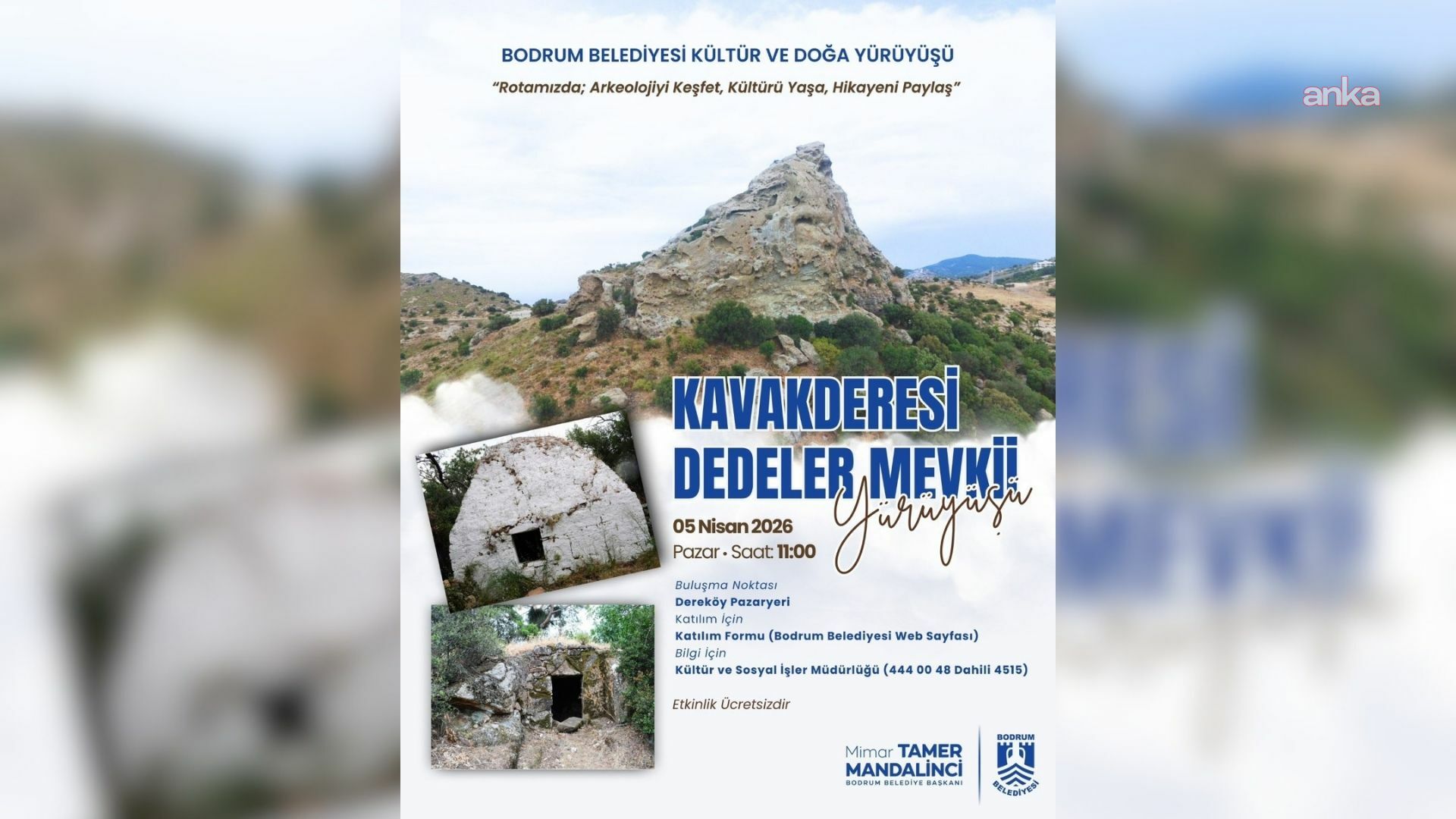 Bodrum Belediyesi'nin Kültür ve Doğa Yürüyüşleri devam ediyor