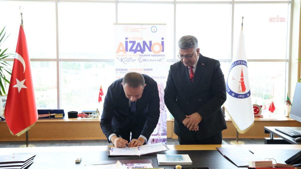 Kütahya'da 2. Ulusal Aizanoi Çini ve Seramik Tasarım Yarışması’nın lansmanı yapıldı