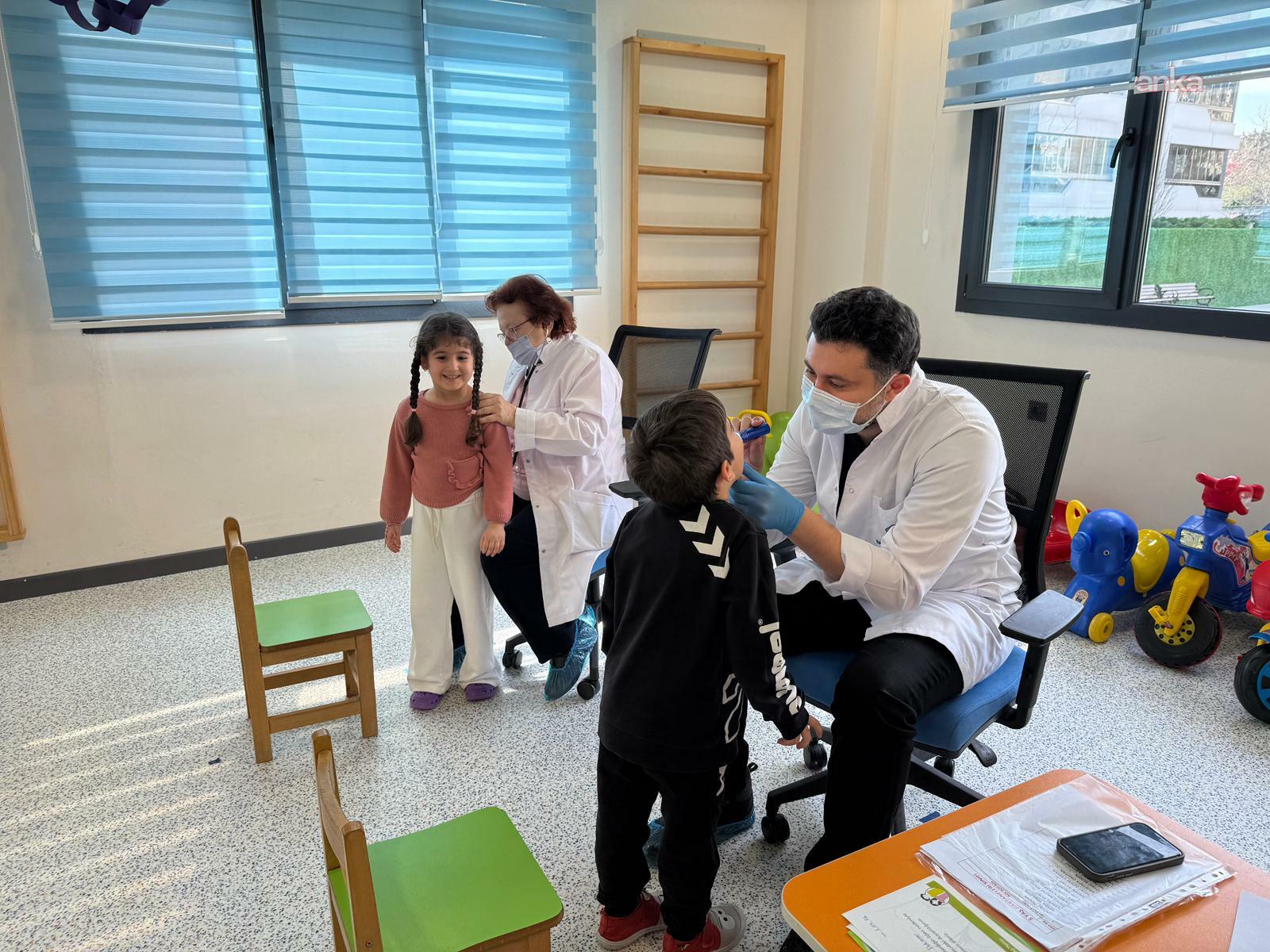 Bakırköy Belediyesi Tıp Merkezi’nde ilçeli çocuklar sağlık taramasından geçiriliyor