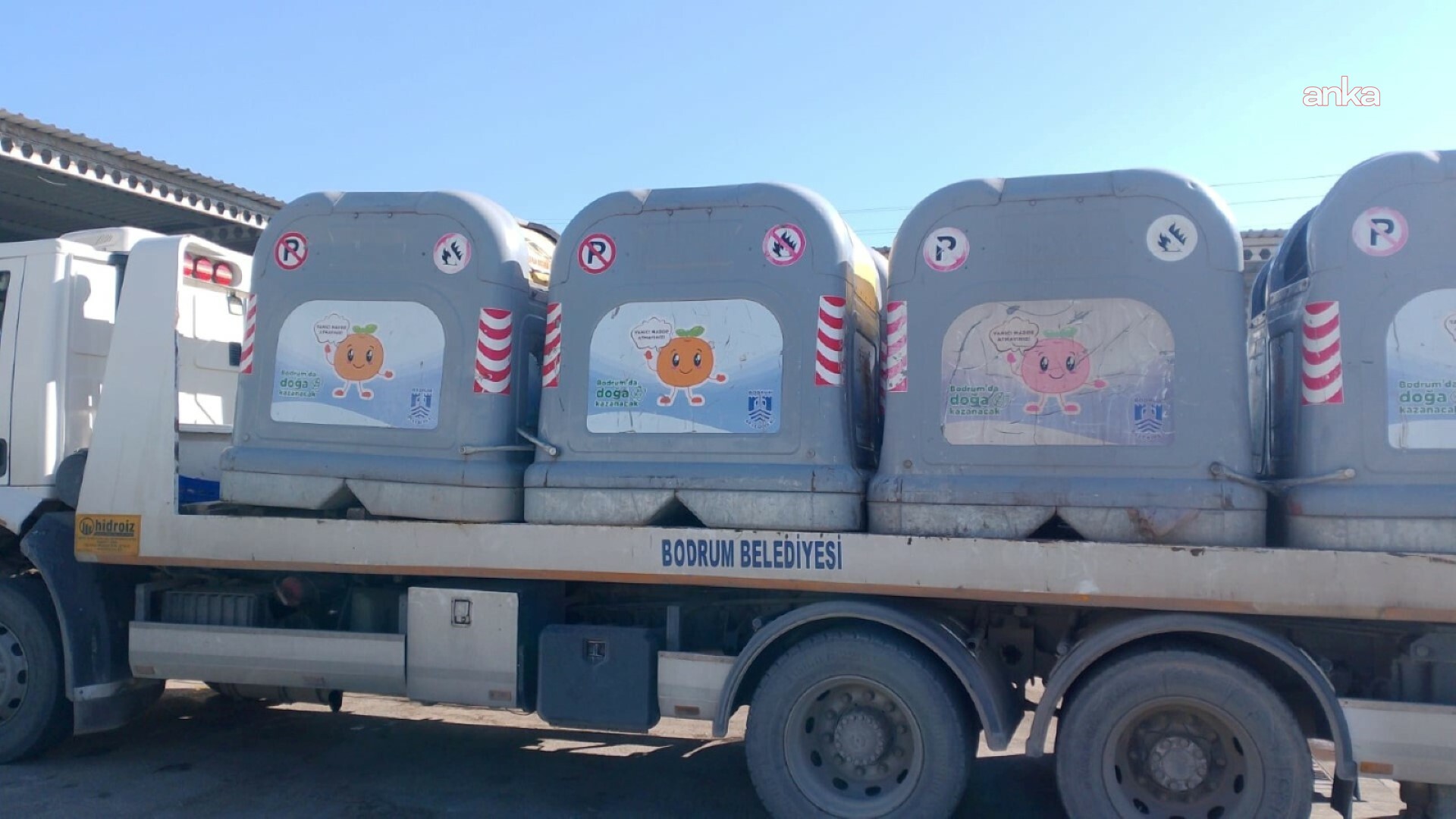 Bodrum Belediyesi, konteyner yenileme çalışmalarını sürdürüyor