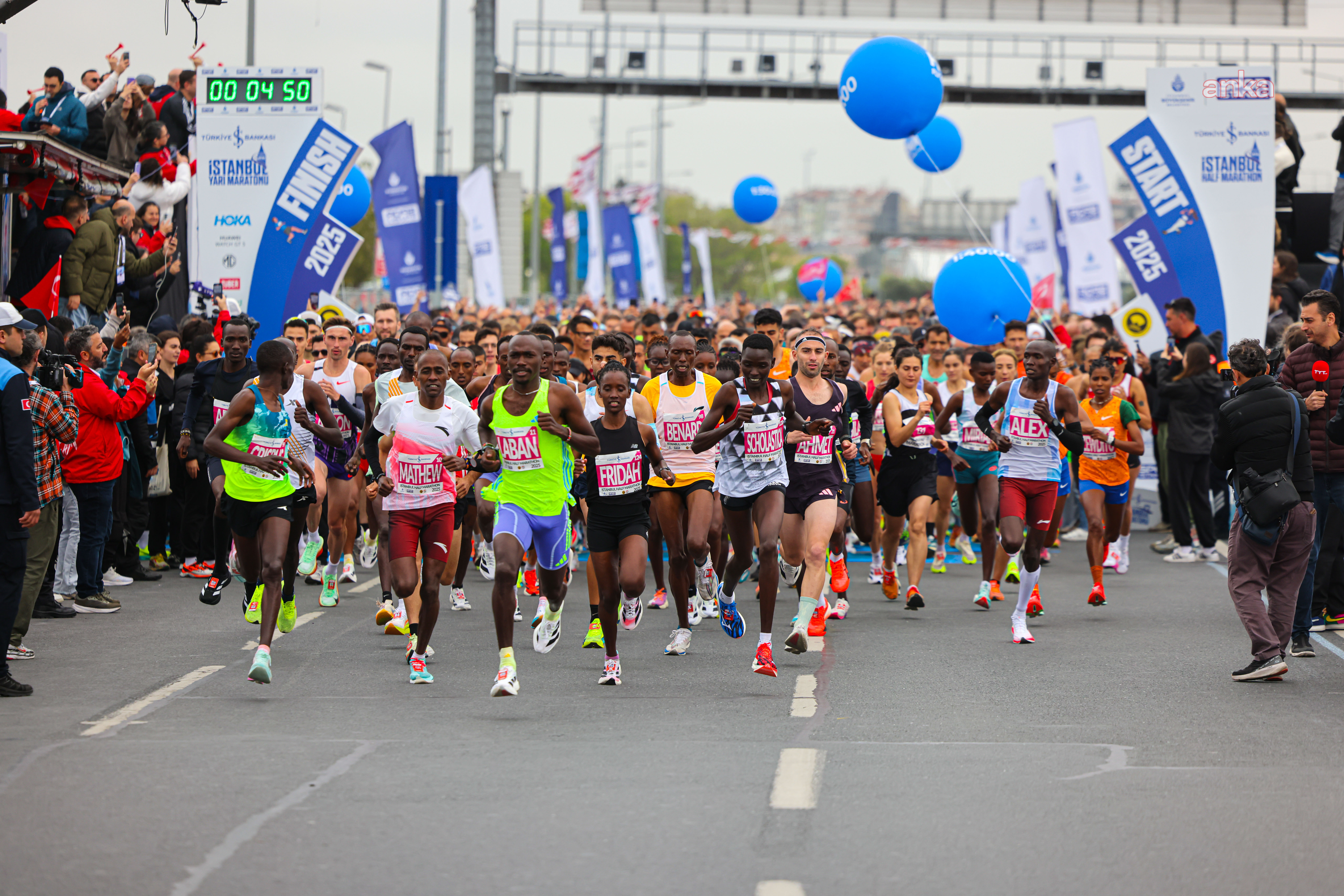 Türkiye İş Bankası 21’inci İstanbul Yarı Maratonu’nda 20 bin koşucu Tarihî Yarımada'da buluşacak