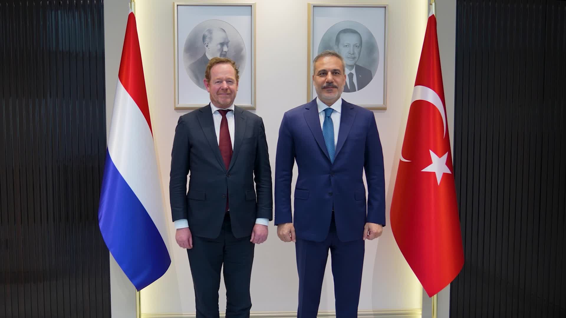 Bakan Fidan, Hollanda Adalet ve Güvenlik Bakanı Weel ile görüştü