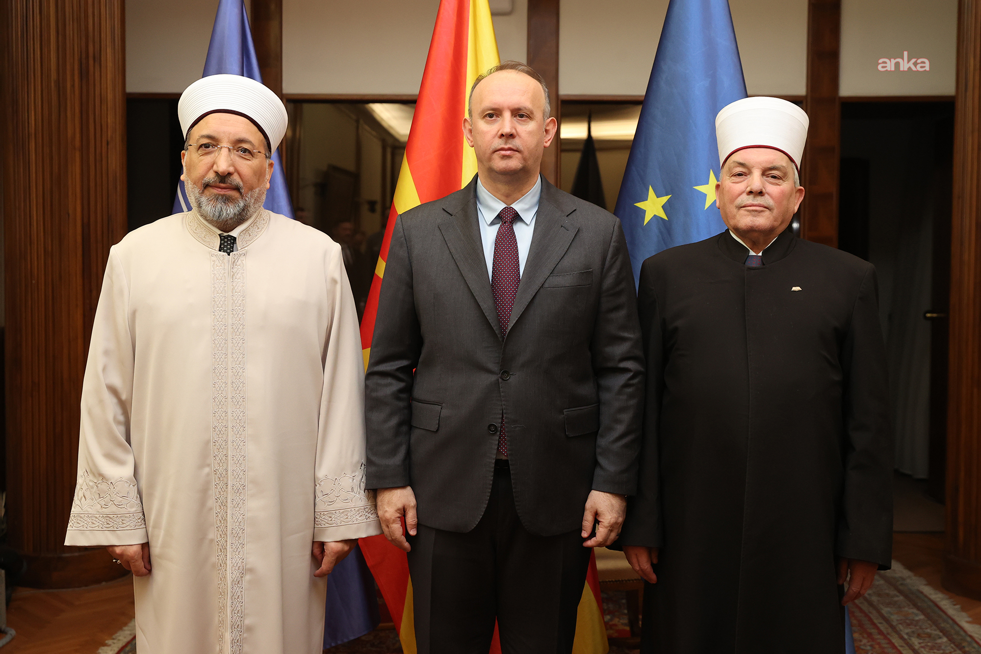 Diyanet İşleri Başkanı Arpaguş, Kuzey Makedonya’da bir dizi ziyarette bulundu